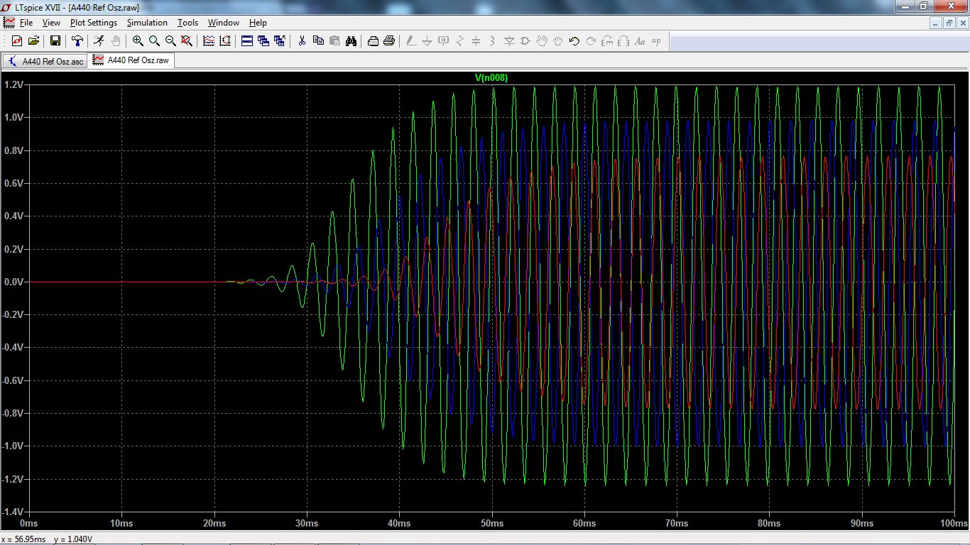 SIMULATION des A440 OSC - DIY Synth