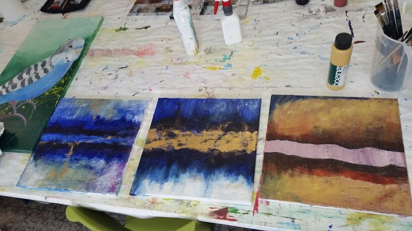 Malen lernen mit Acrylfarben - Atelier - Malschule Mesch Osnabrück