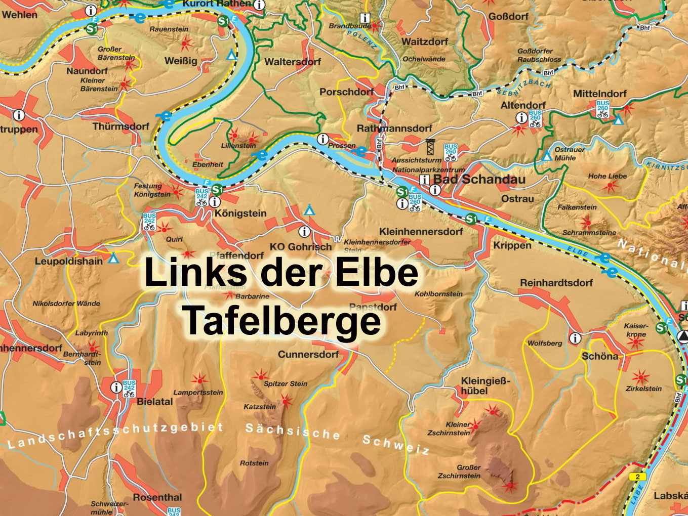 Wander-Touren in der Sächsische Schweiz - tippeltappeltour