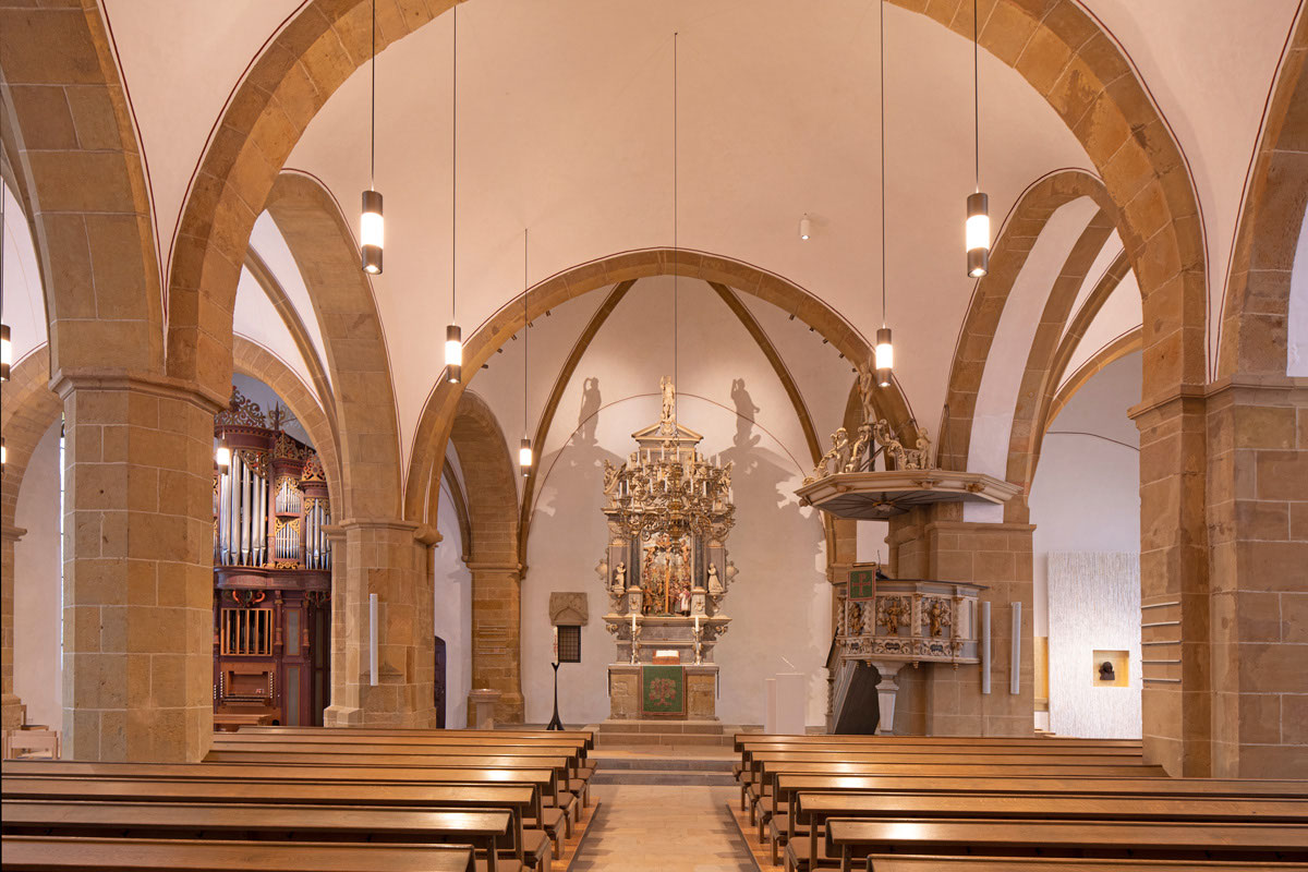 PeterundPaulsKirche Heepen (Bielefeld) Architektur innen wie