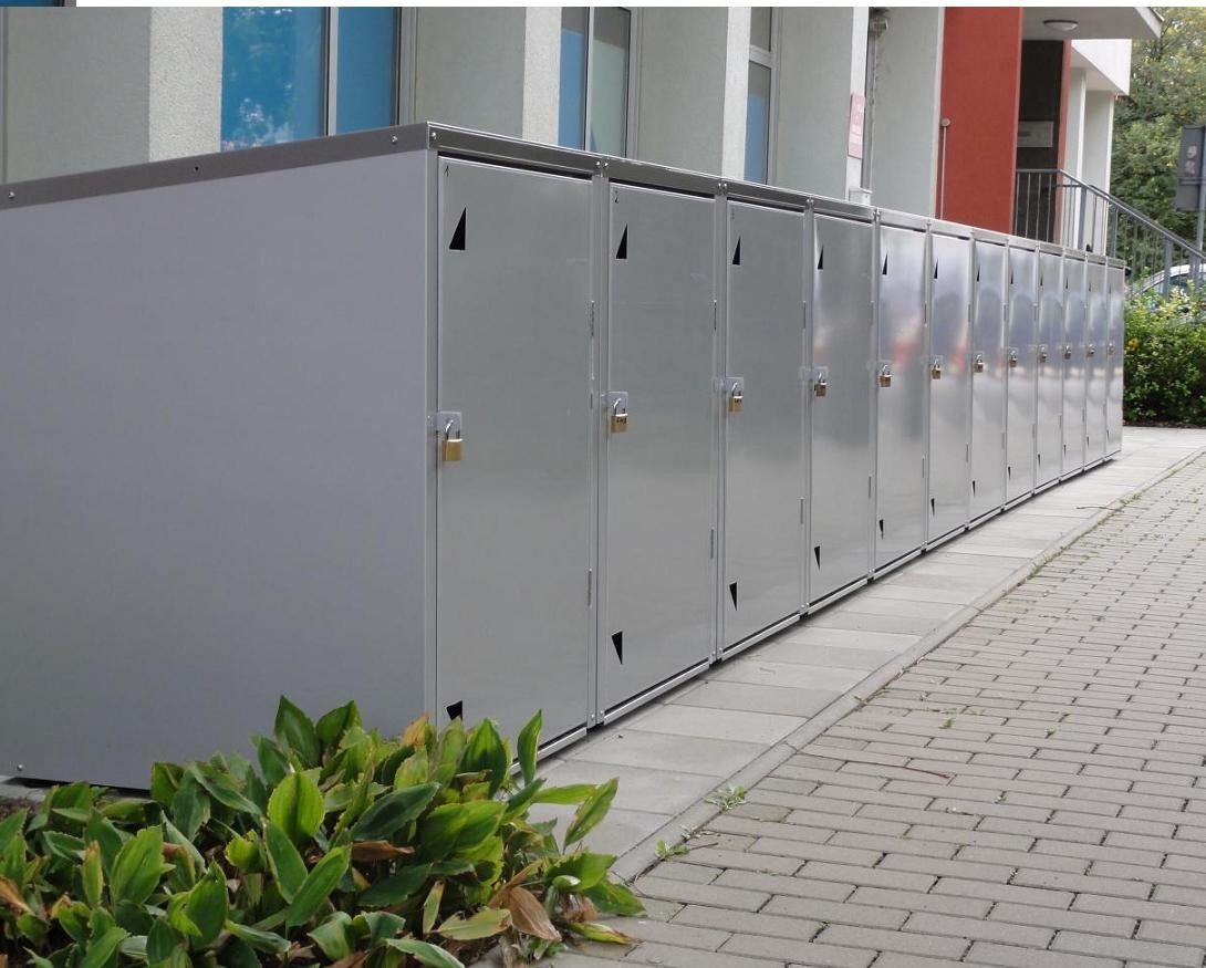 Fahrradbox Fahrradgarage Garage für Fahrrad - metallmoebel24