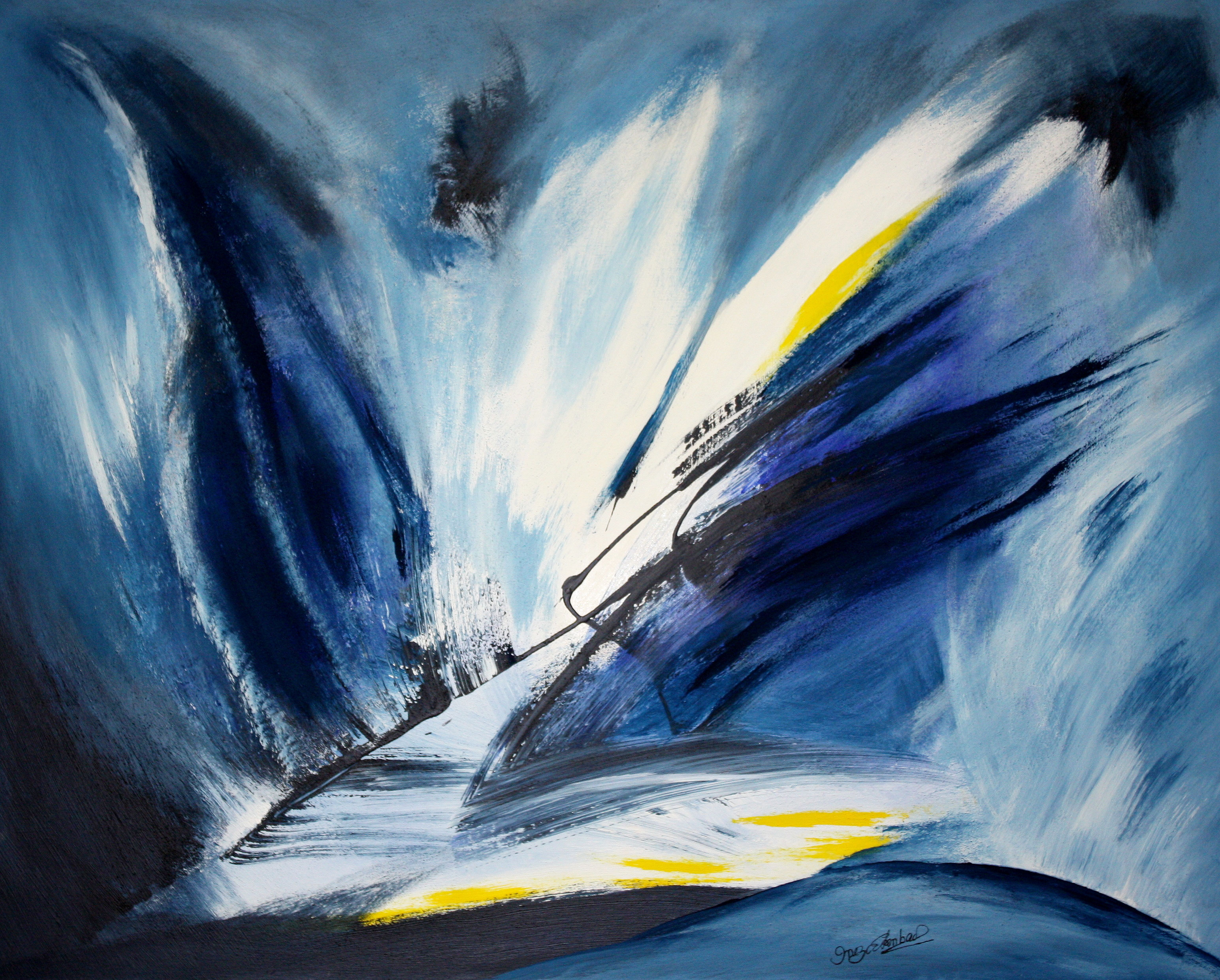 Acrylbilder auf Leinwand - Praxis - Atelier Inez Eckenbach ...