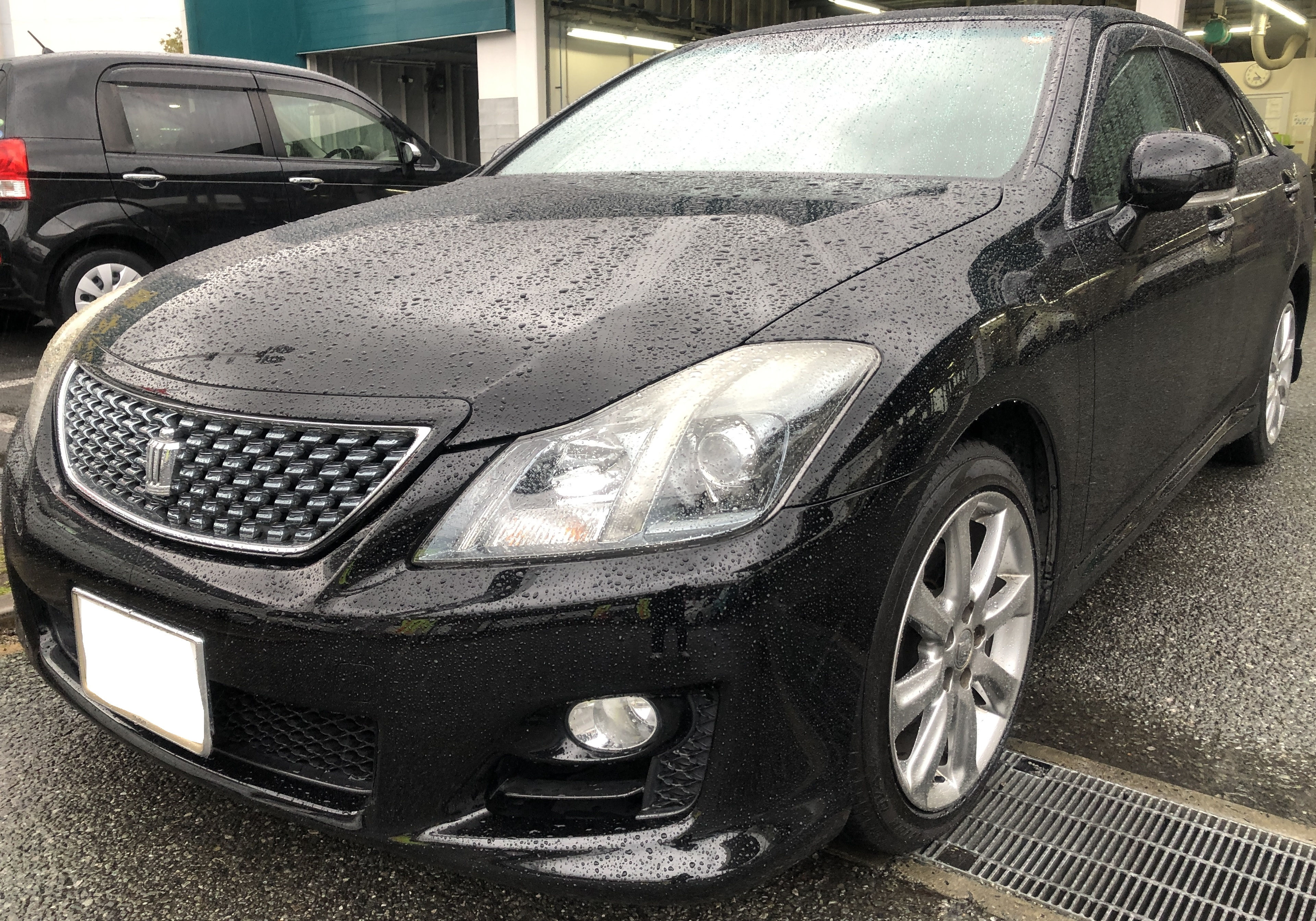 クラウンアスリート0系 ドライブレコーダー前後 セルスターcsd 790fhg 取付 株式会社遊車