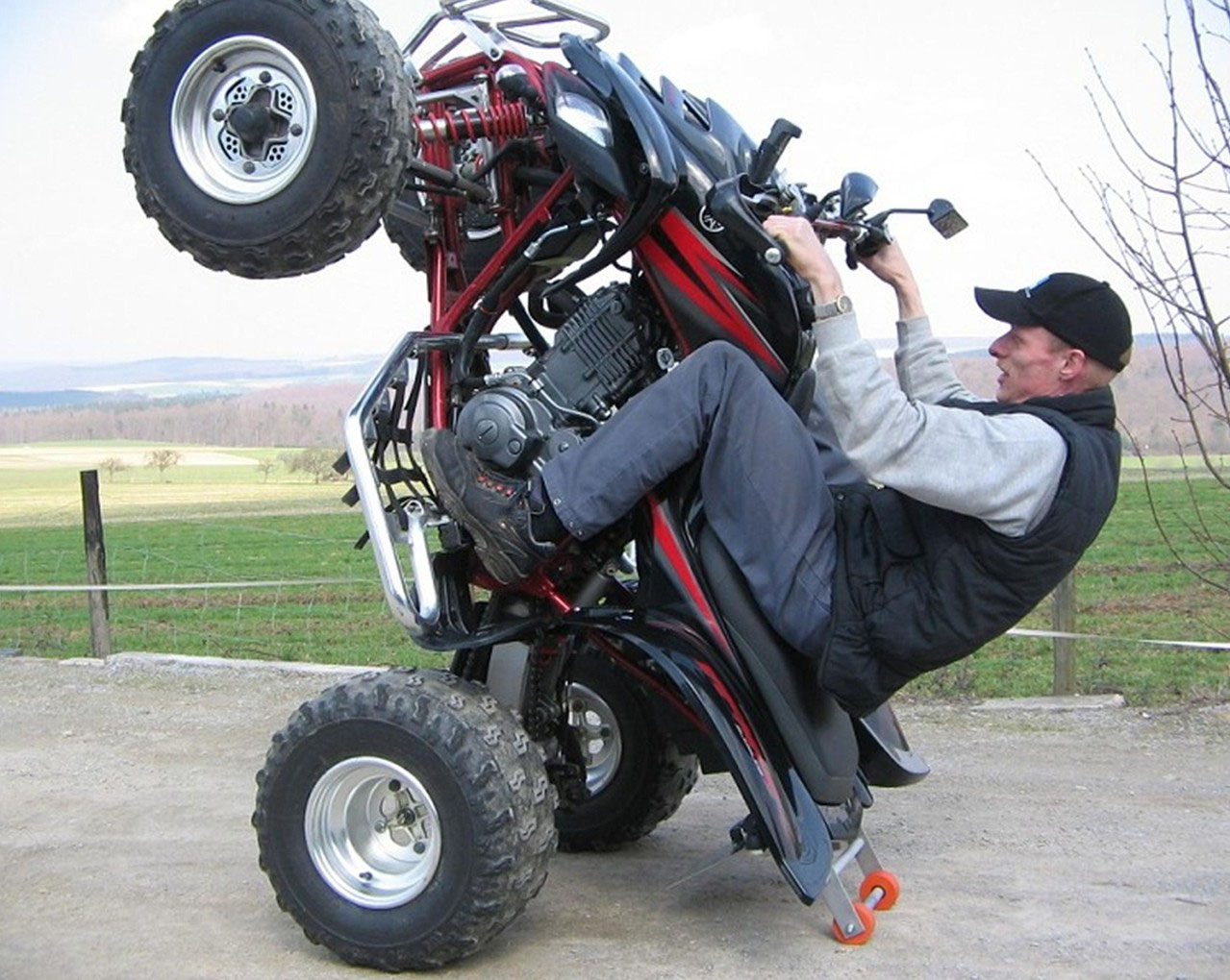WheelieBars AP Martin Quads, Zubehör, Twin Pipes und Wheelibars
