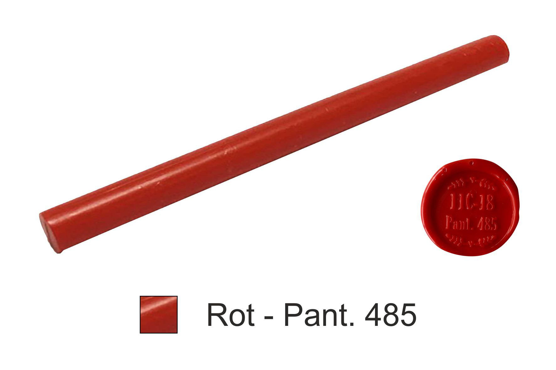 11mm Durchmesser für Siegelpistole Farbe Rot 3 Stangen gravurART Siegelwachs flexibel