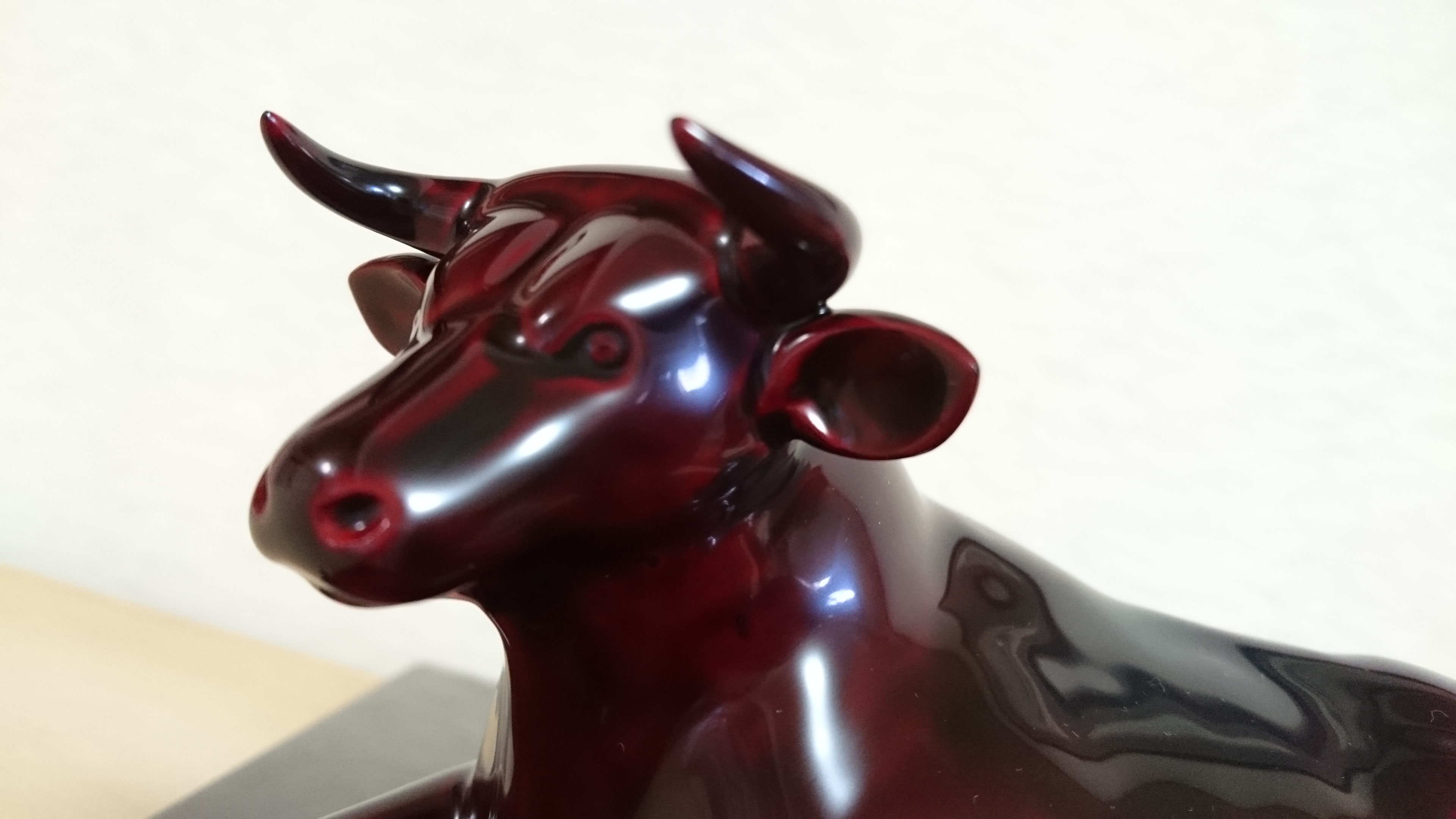 丑・牛　置物　備前焼 丑・牛 置物 備前焼