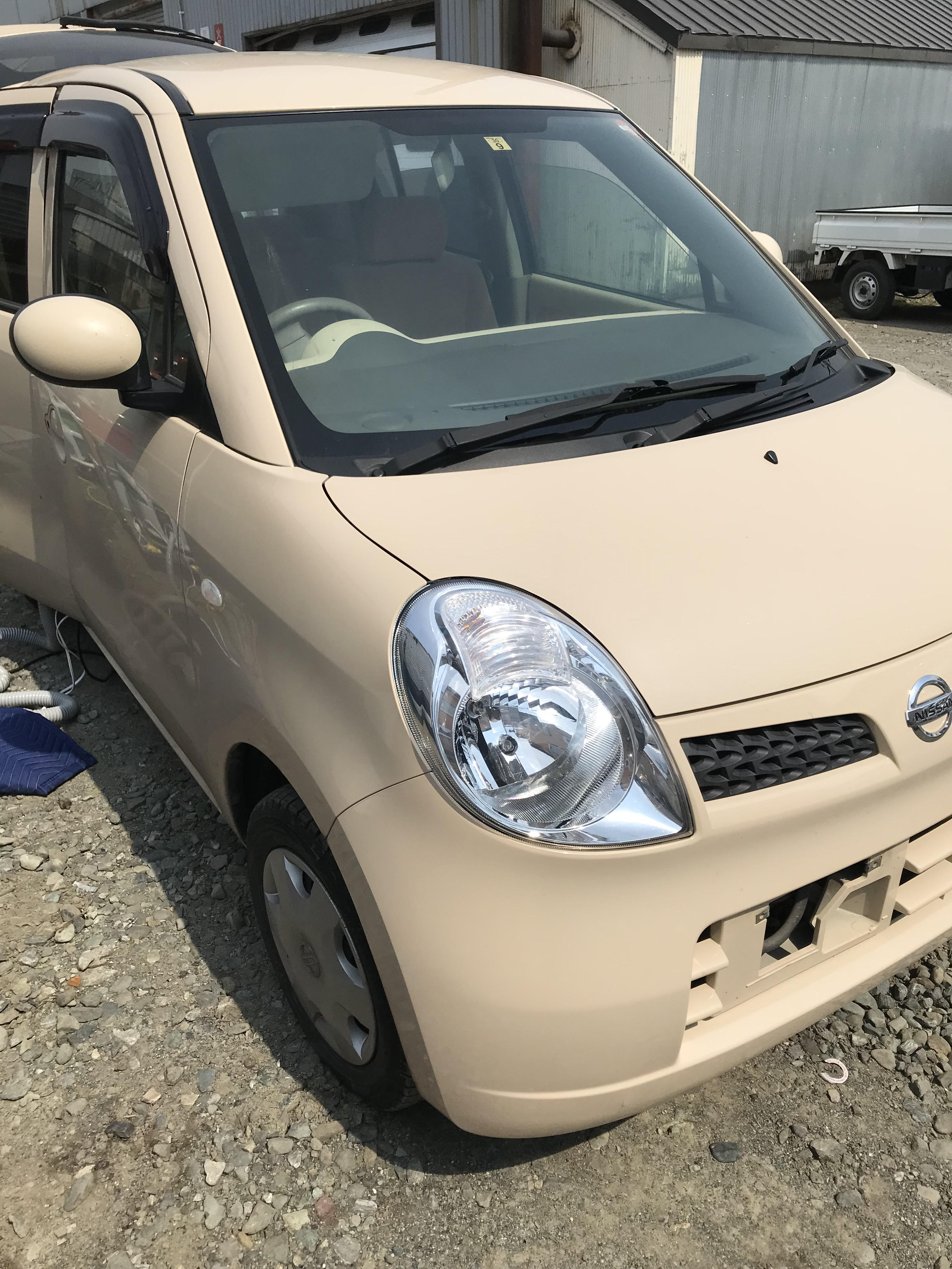 日産モコ 天井及びシート洗浄 カーウォッシュブルー 車のシート洗浄 車内清掃 カークリーニング コイン洗車 札幌 北海道