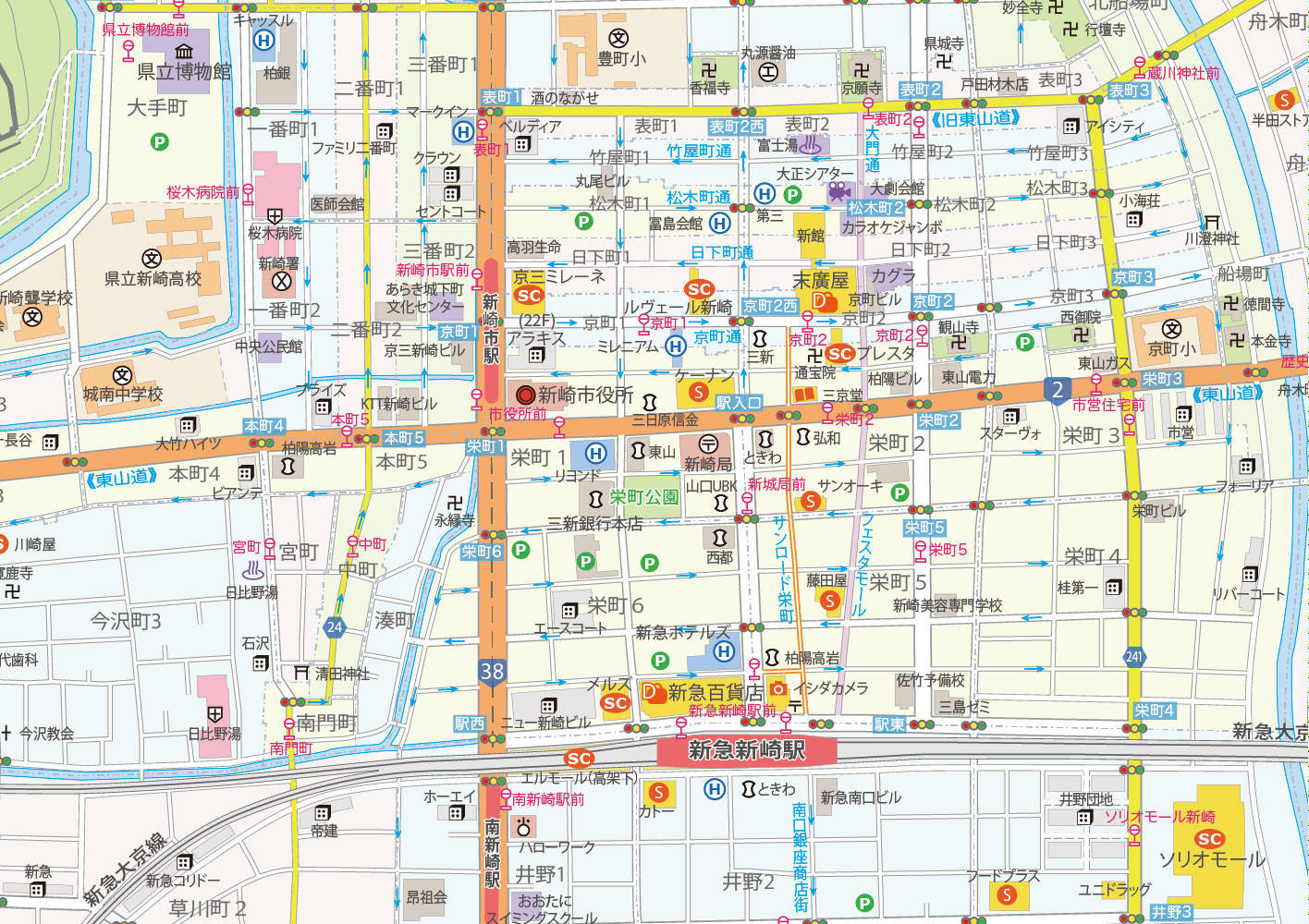 空想上のまちを地図で旅する 空想まちある記
