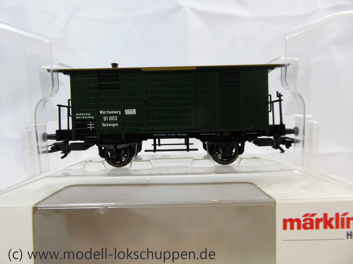 Heizwagen mit Schlot KWSTE M/ärklin 48852