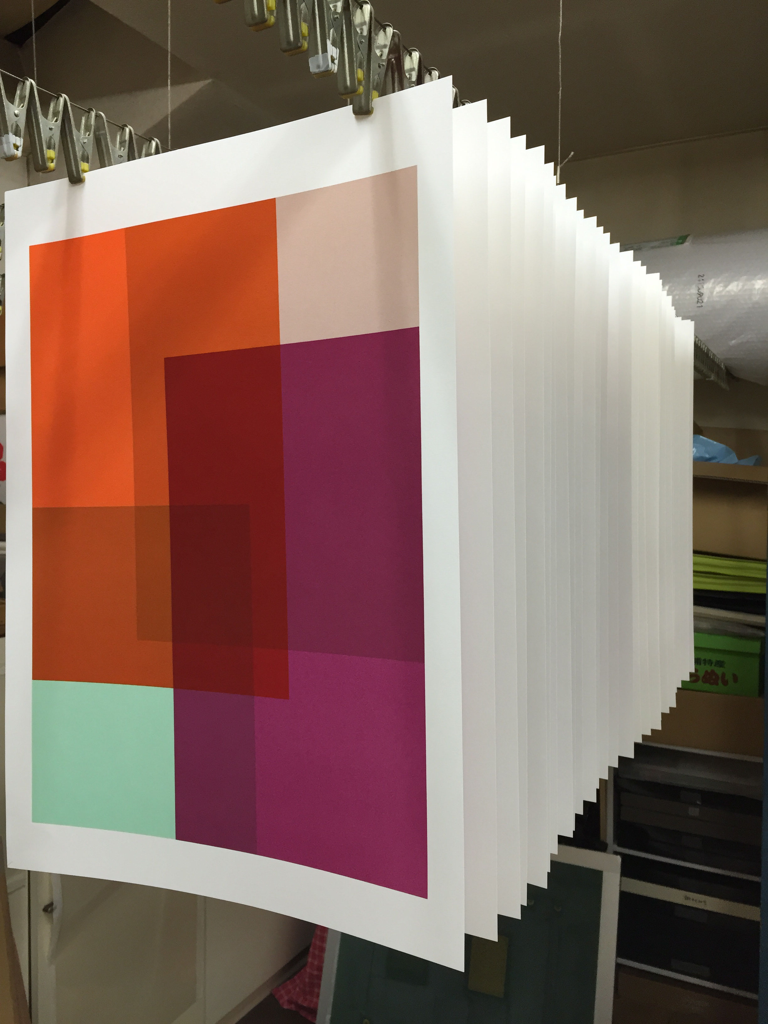 100% silkscreen print! - patternedpapers ページ！