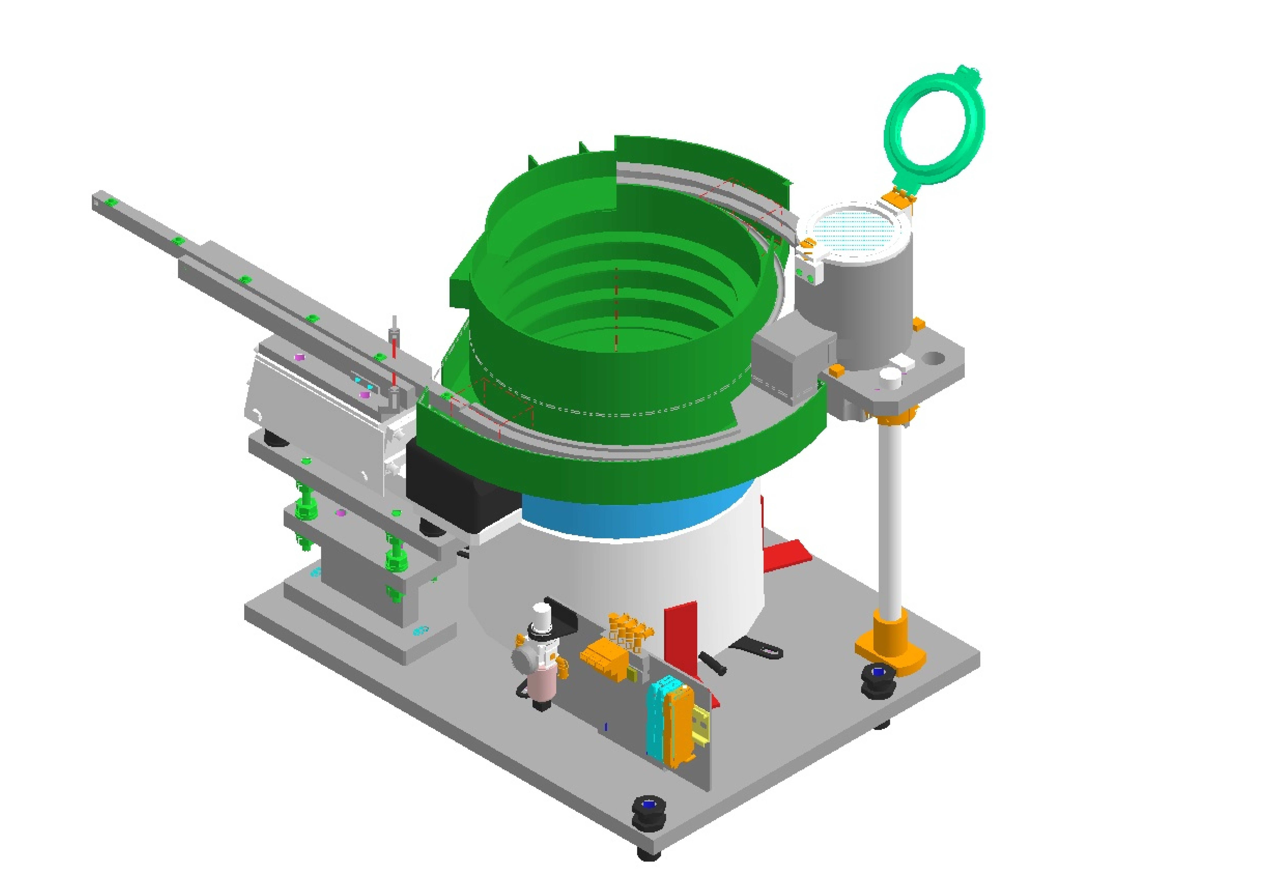 バネフィーダー分離装置付 パーツフィーダー