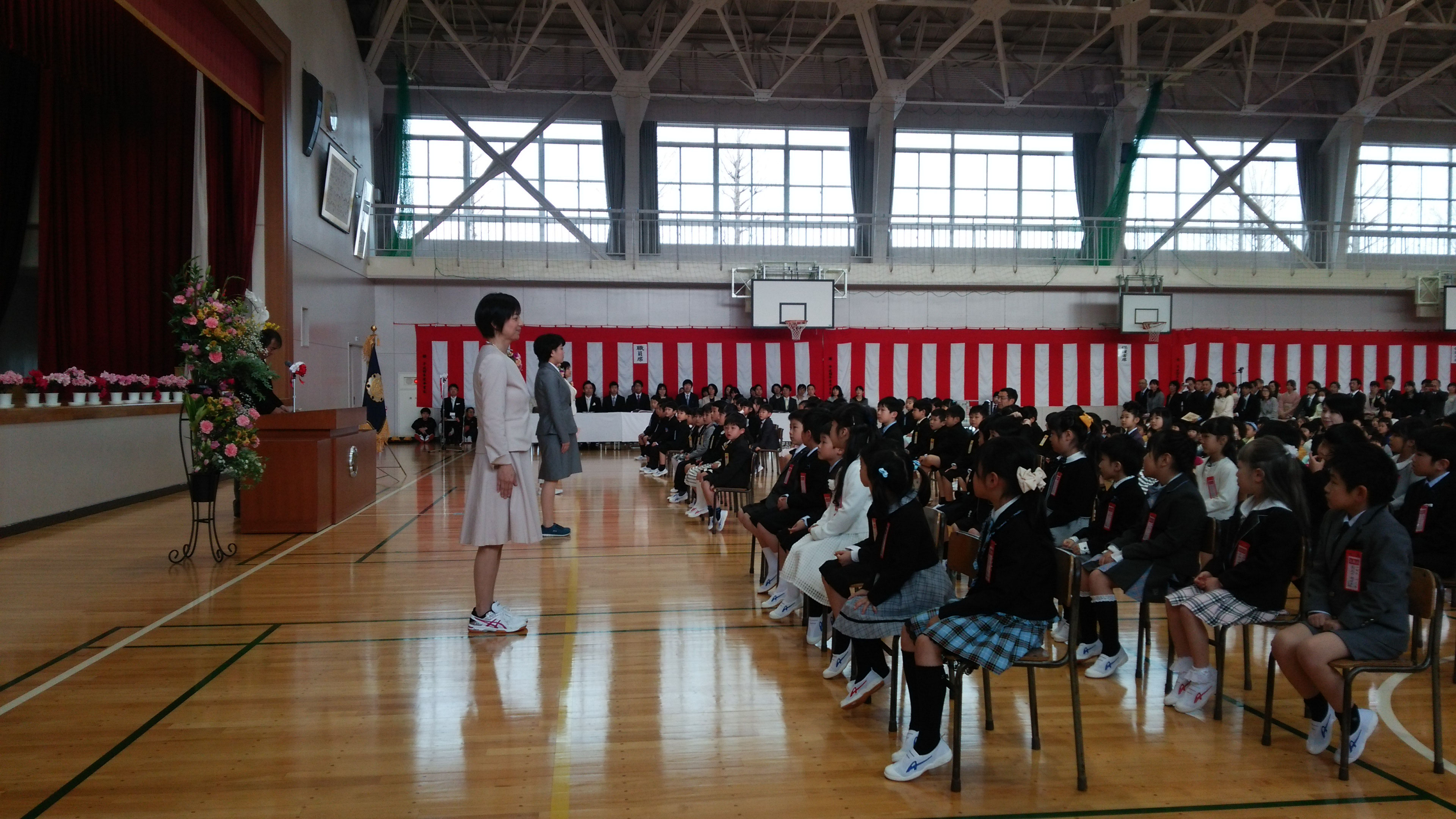 五泉小学校入学式 小島義徳オフィシャルサイト 新潟県議会議員 五泉市東蒲原郡選挙区