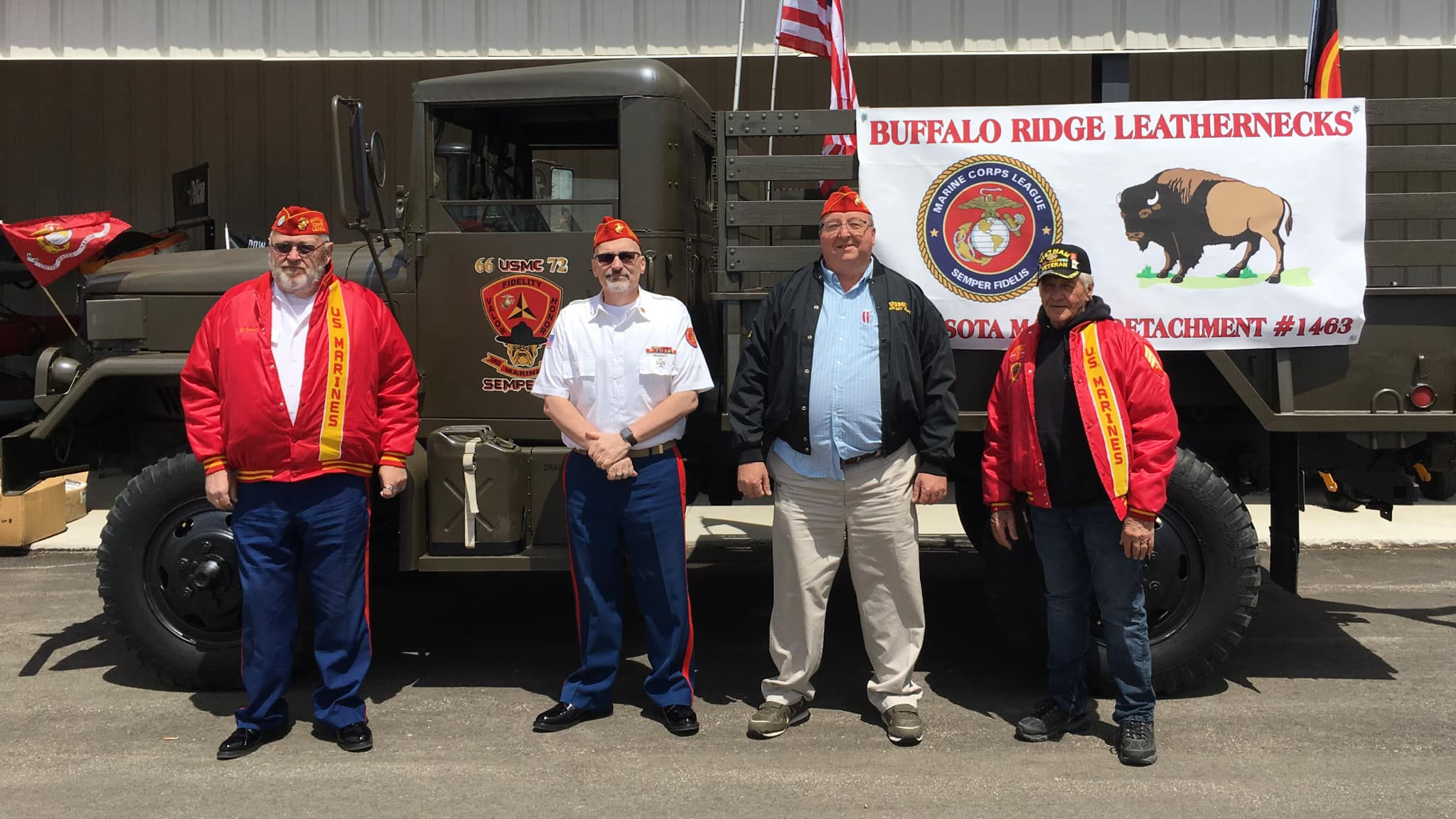 Buffalo Days Parade in Luverne 2019 buffaloridgeleathernecks