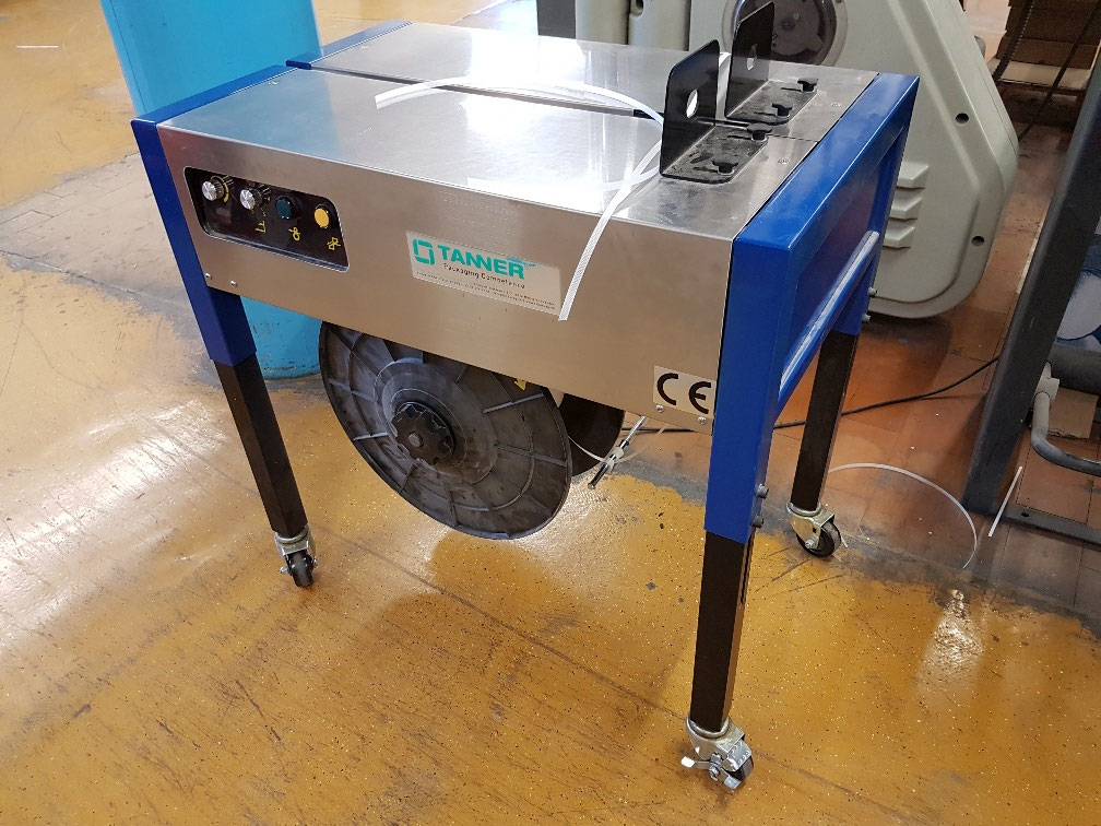Used strapping machine Tanner Model S555B for sale/ gebrauchte