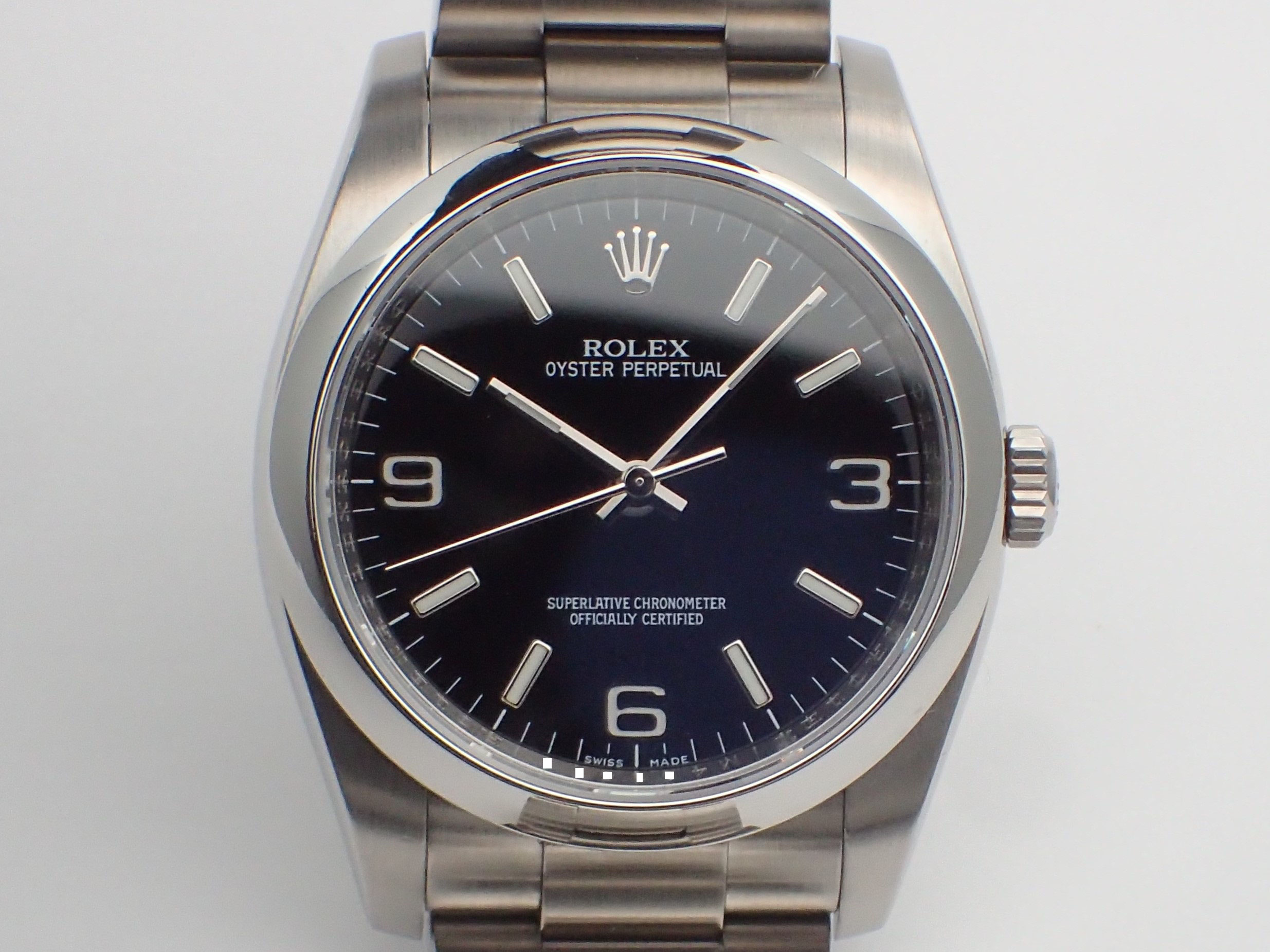 ロレックス　コマ　116000 オイスターパーペチュアル 新品)ROLEX ロレックス オイスターパーペチュアル 116000