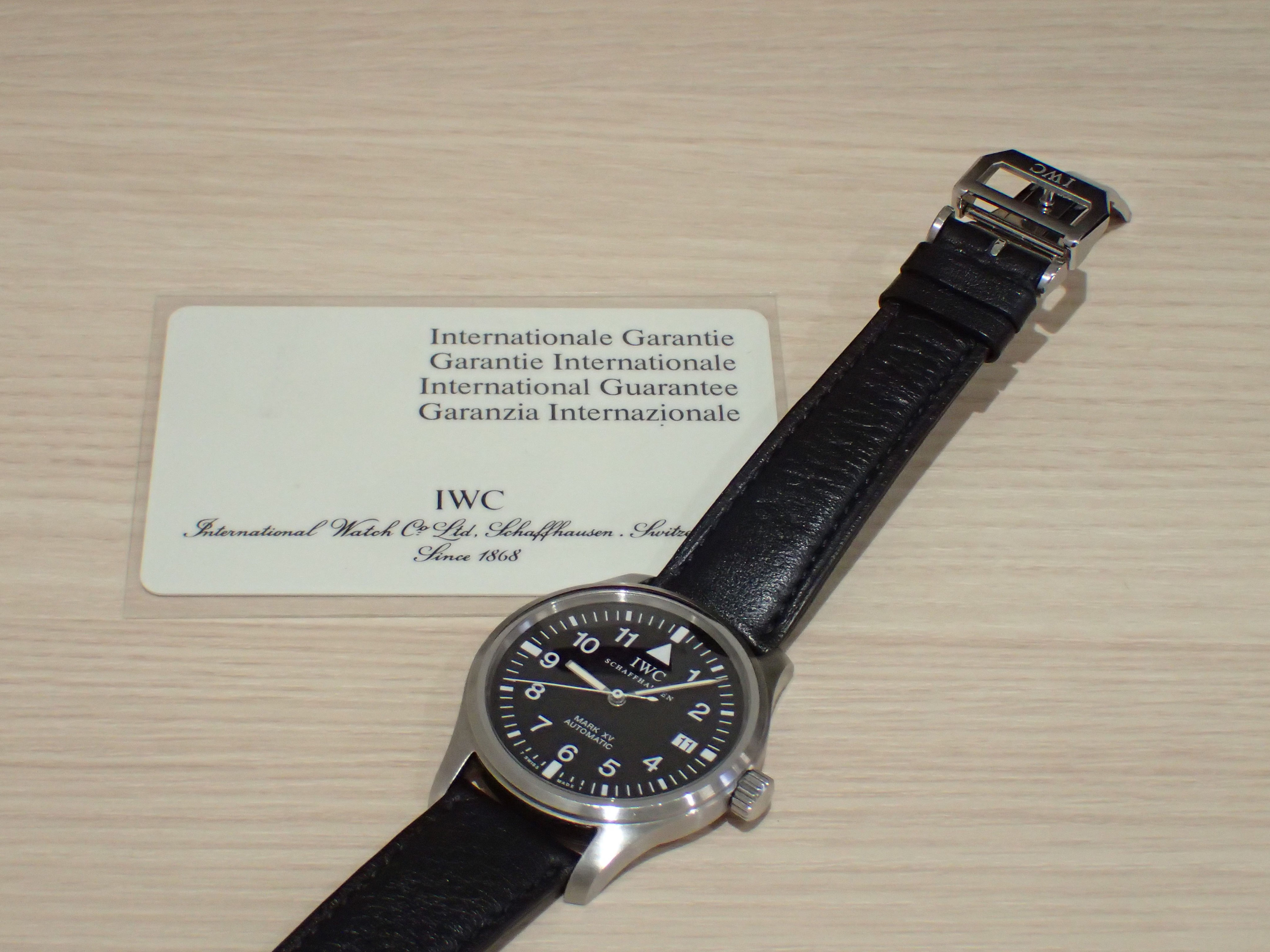 ☆ 美品 OH済 IWC MARK XV マーク15 Ref.IW325302 初期11連