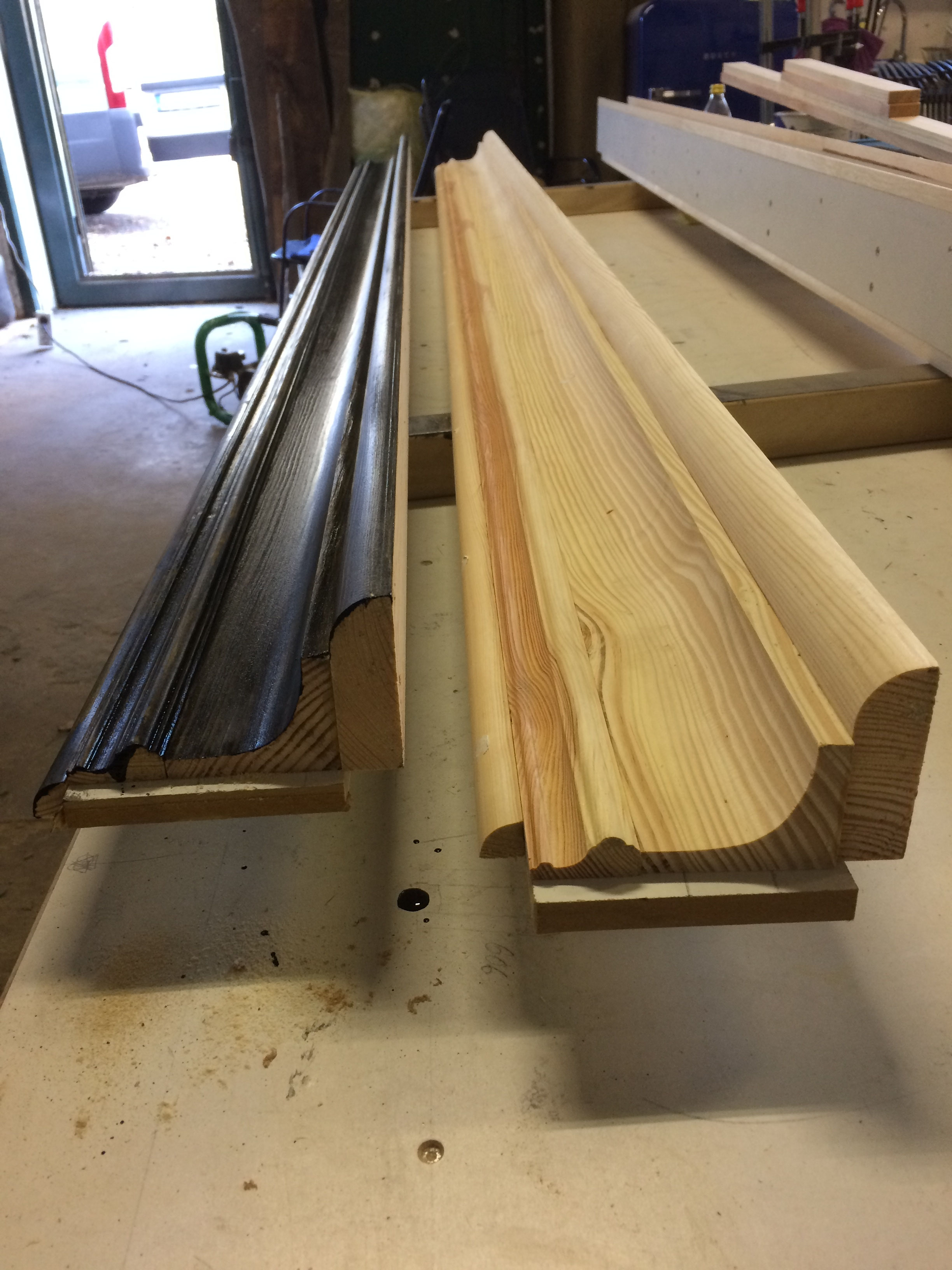 Wandverkleidung, Scheuerleisten Bekleidung und Stuck