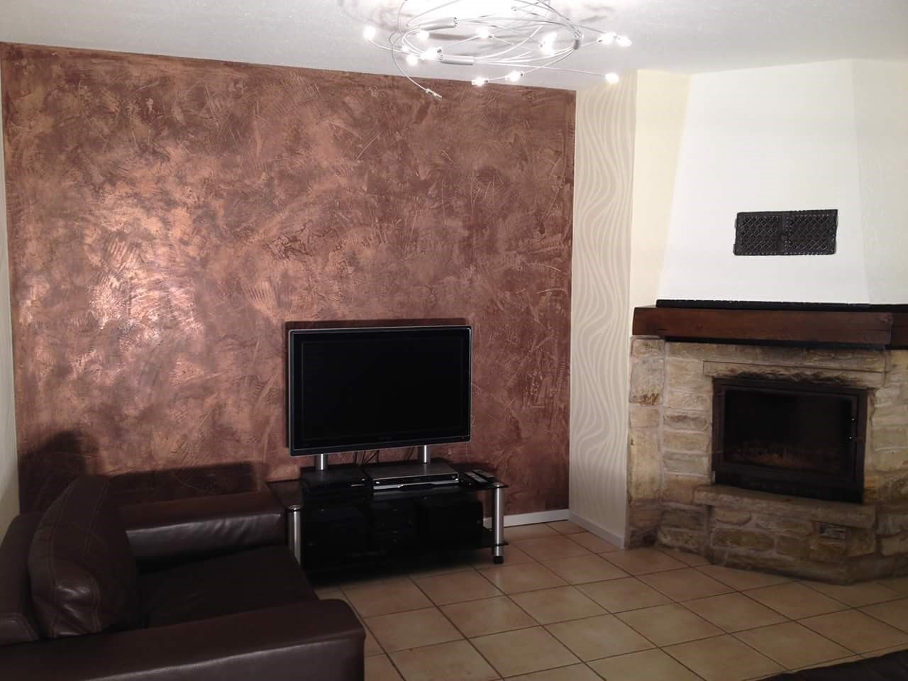 Wohnzimmer Stucco Decor Kreative Spachteltechnik Und Wandgestaltung