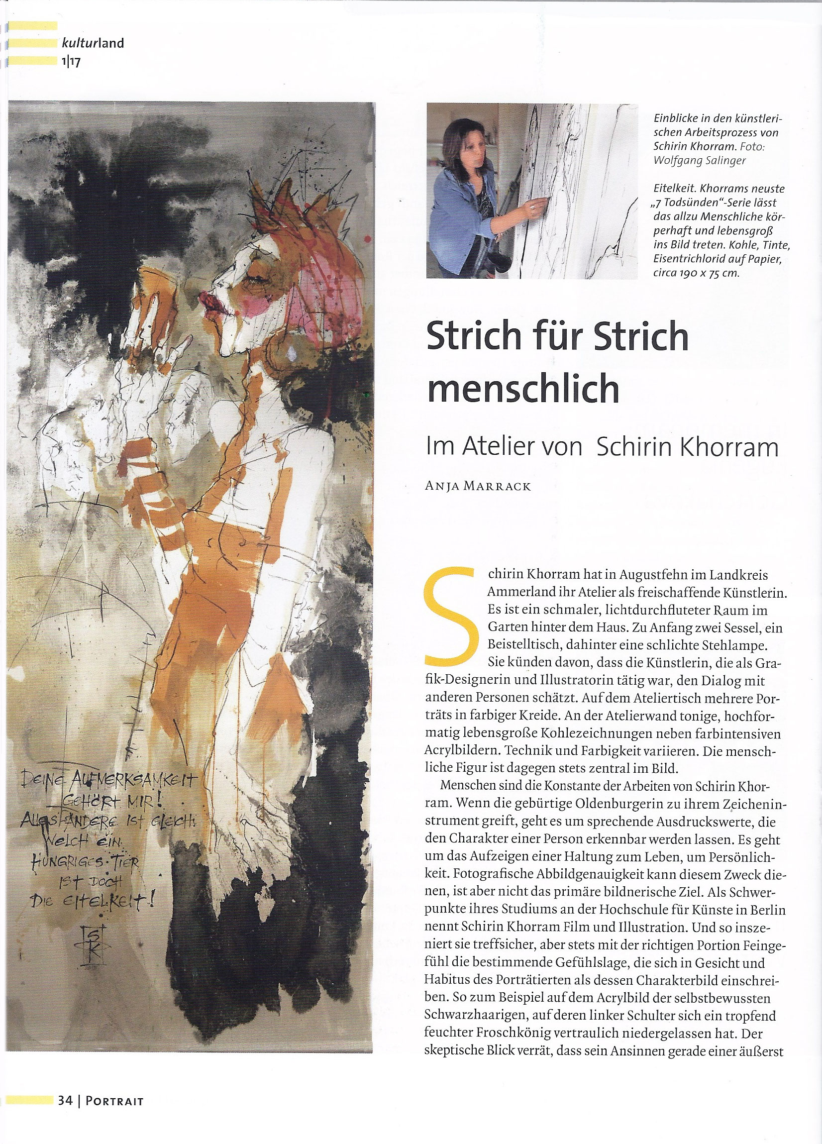 Presseartikel über Schirin Khorram Schirin Khorram Atelier