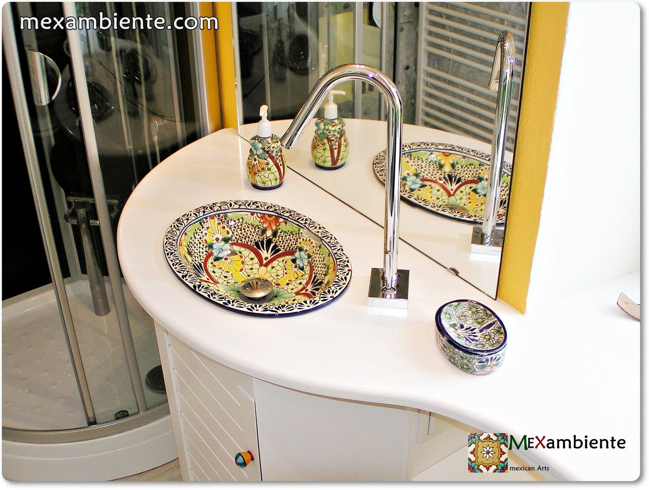 Galerie - Mexikanische Waschbecken & bunte Fliesen aus Mexiko