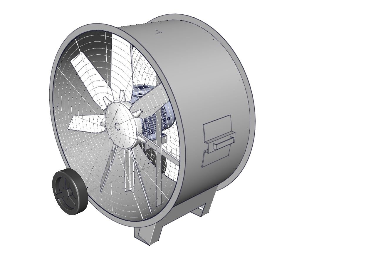 Circulador de aire industrial MAC-WK - Ventiladores Industriales