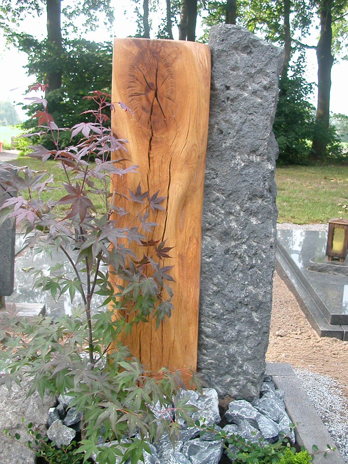 Holzstelen Gestalten