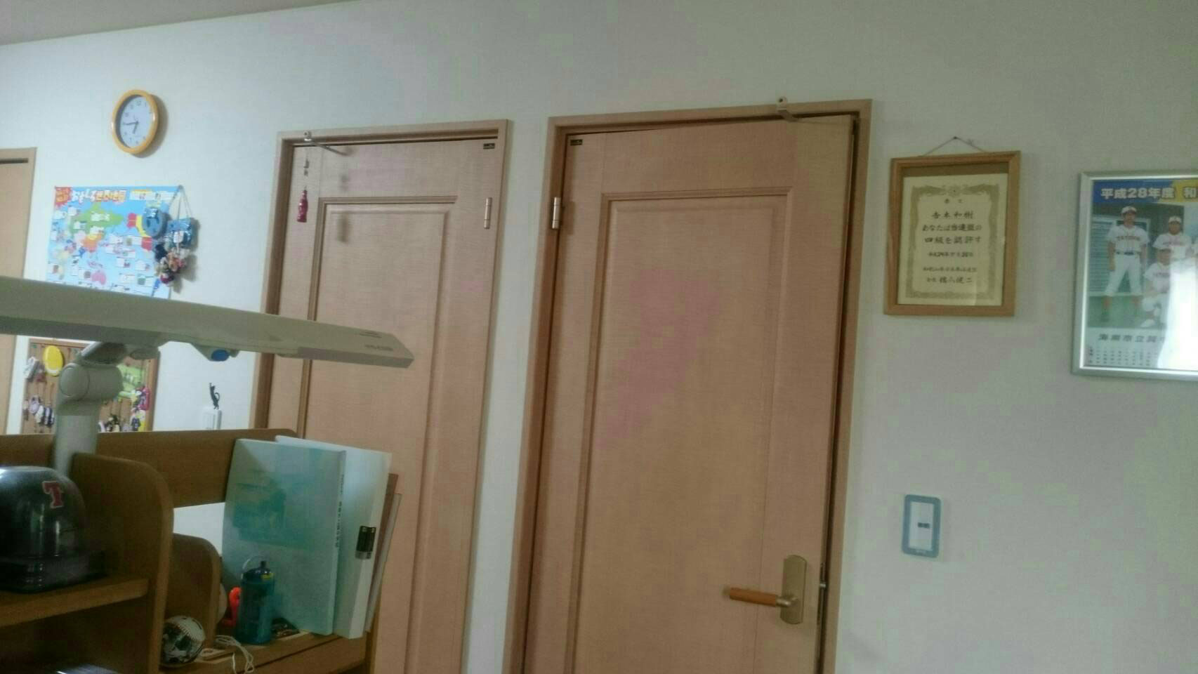 子供部屋の間仕切り壁をつくりました 西野住建 和歌山県有田郡湯浅町にある地域密着工務店 子供部屋の間仕切り壁をつくりました 西野住建 和歌山県有田郡湯浅町にある地域密着工務店