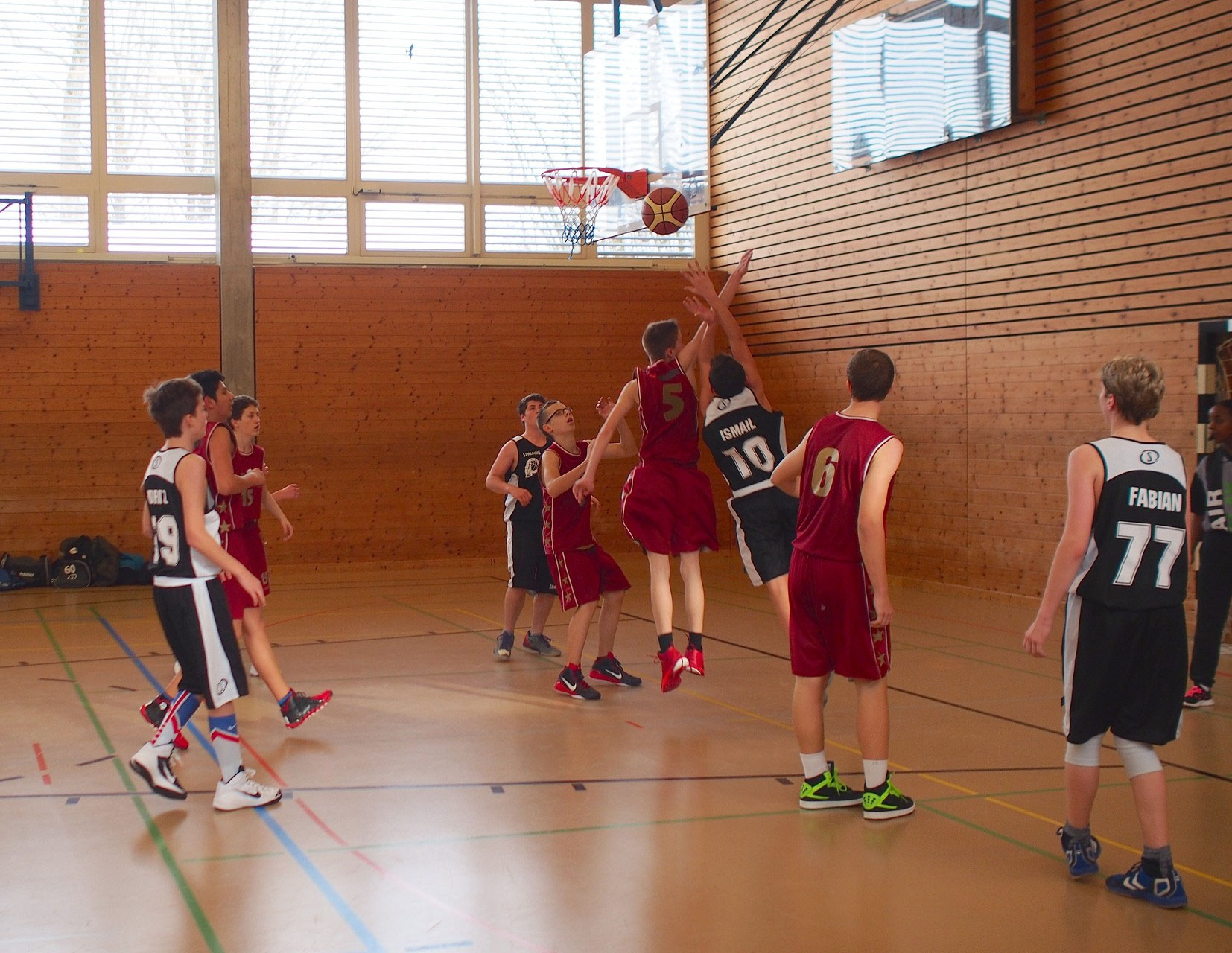 Herren U16 gegen Emmen Basket 31.01.2015 BC Wetzikon