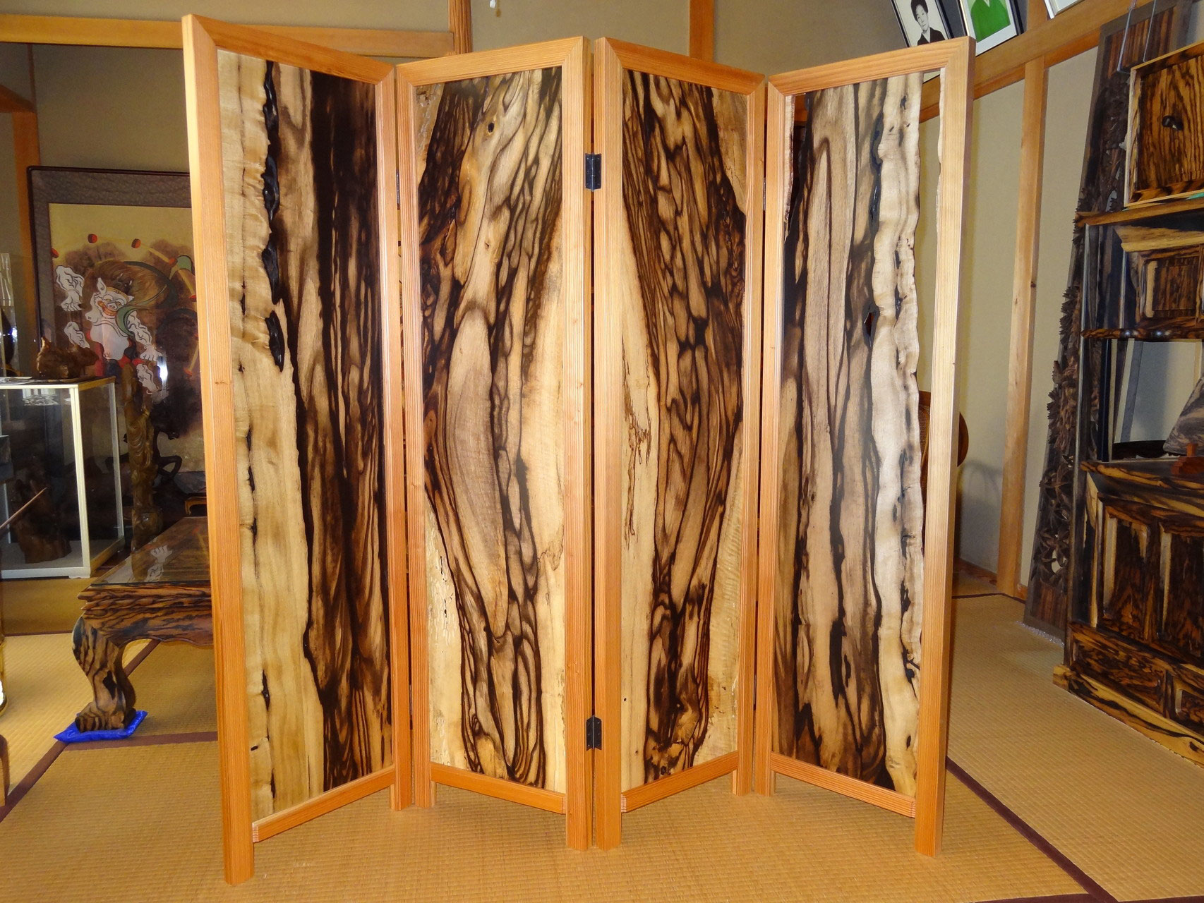 黒柿製品 - 銘木(老松 黒柿 けやき)工芸品 ・手作りオーダー 黒柿製品 - 銘木(老松 黒柿 けやき)工芸品 ・手作りオーダー