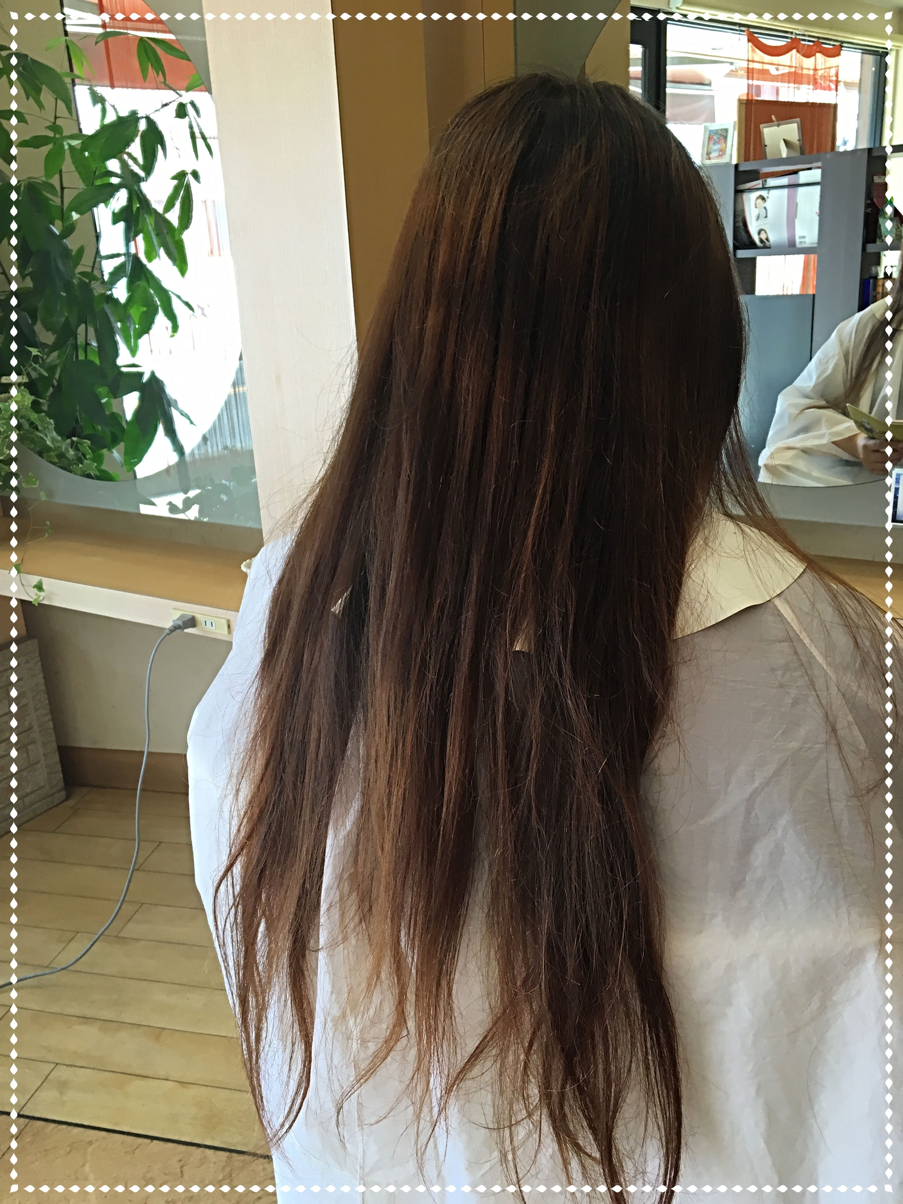 ロングからボブ 稲沢市奥田のアンズ美容室 美容院