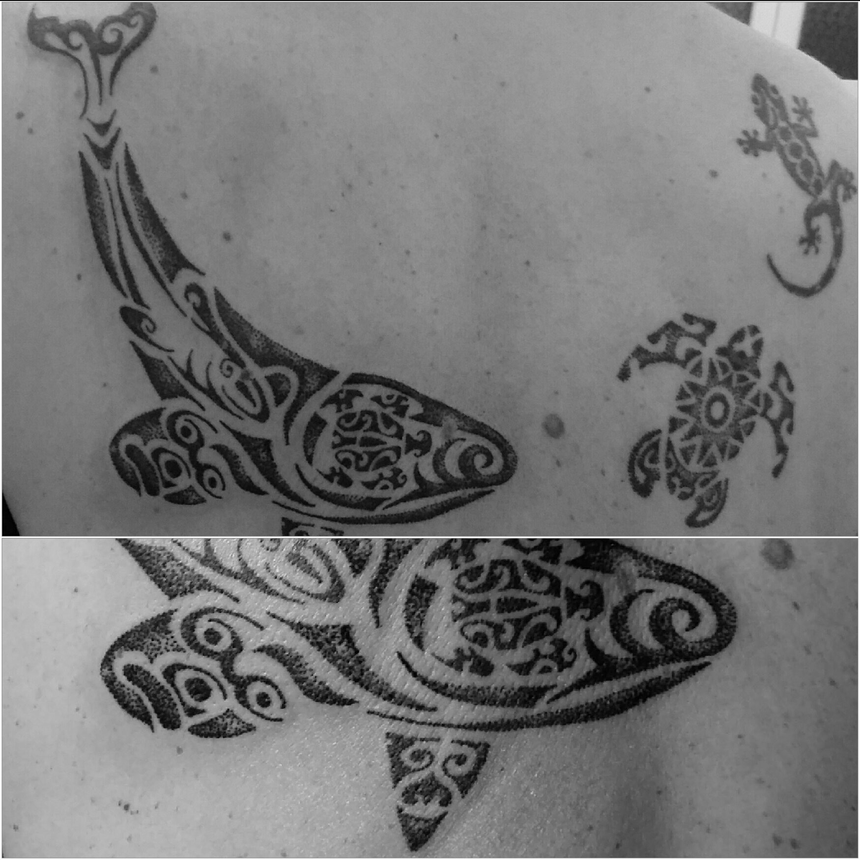 Dotwork Tattoo Handwerk