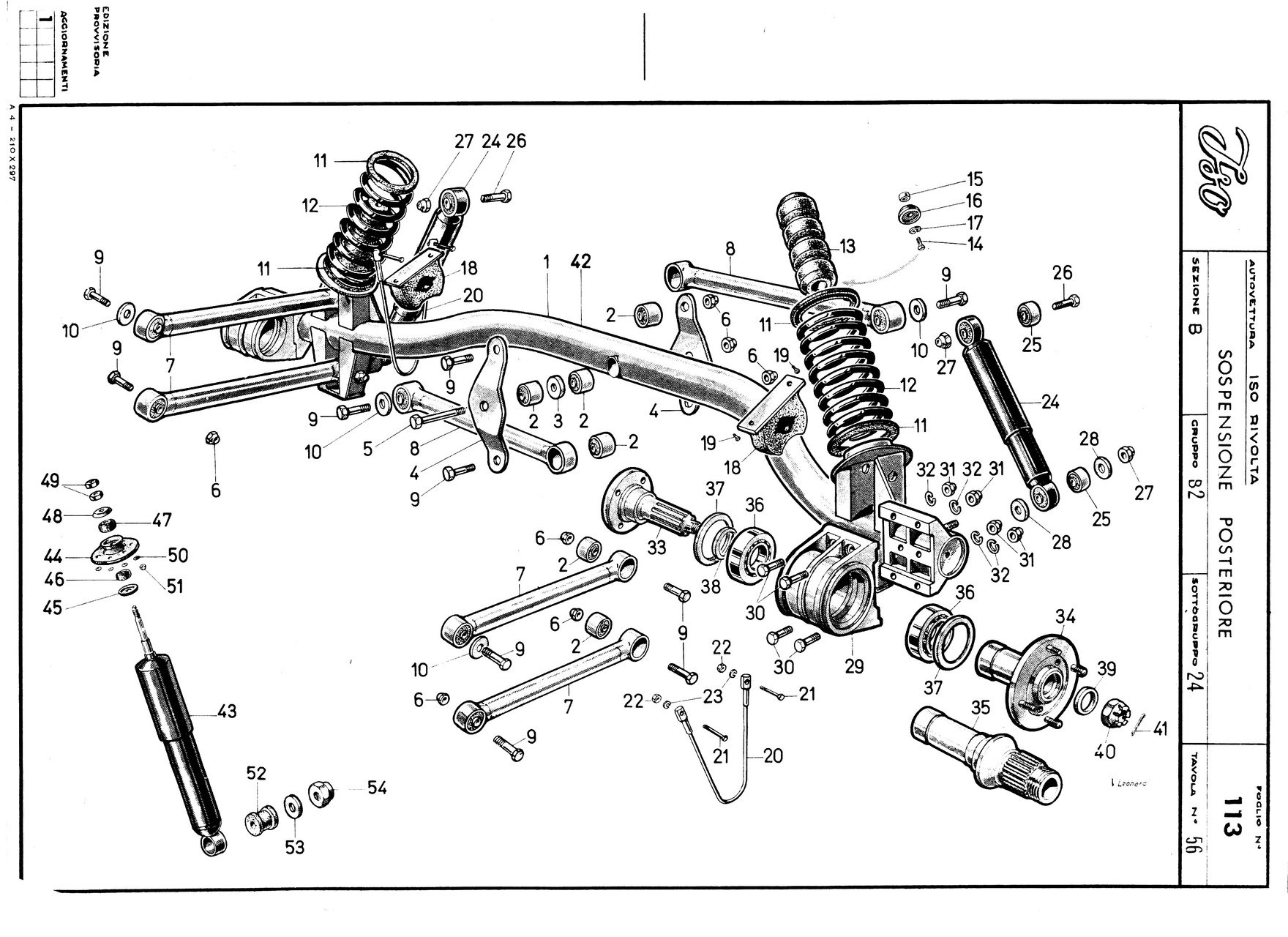 rear suspension hinterachse iso rivolta club deutschland