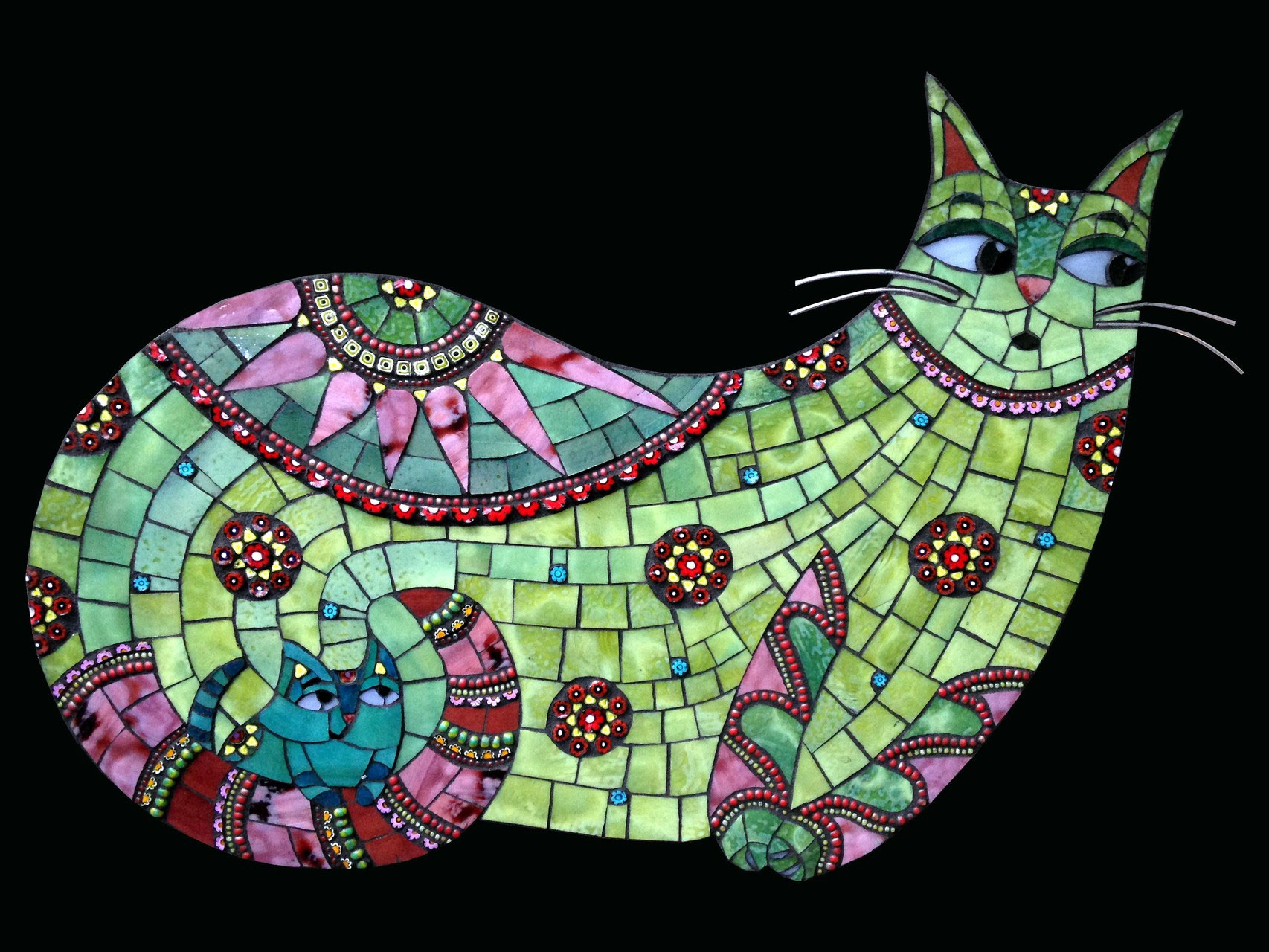 Mosaic Cats Christine Brallier Mosaics