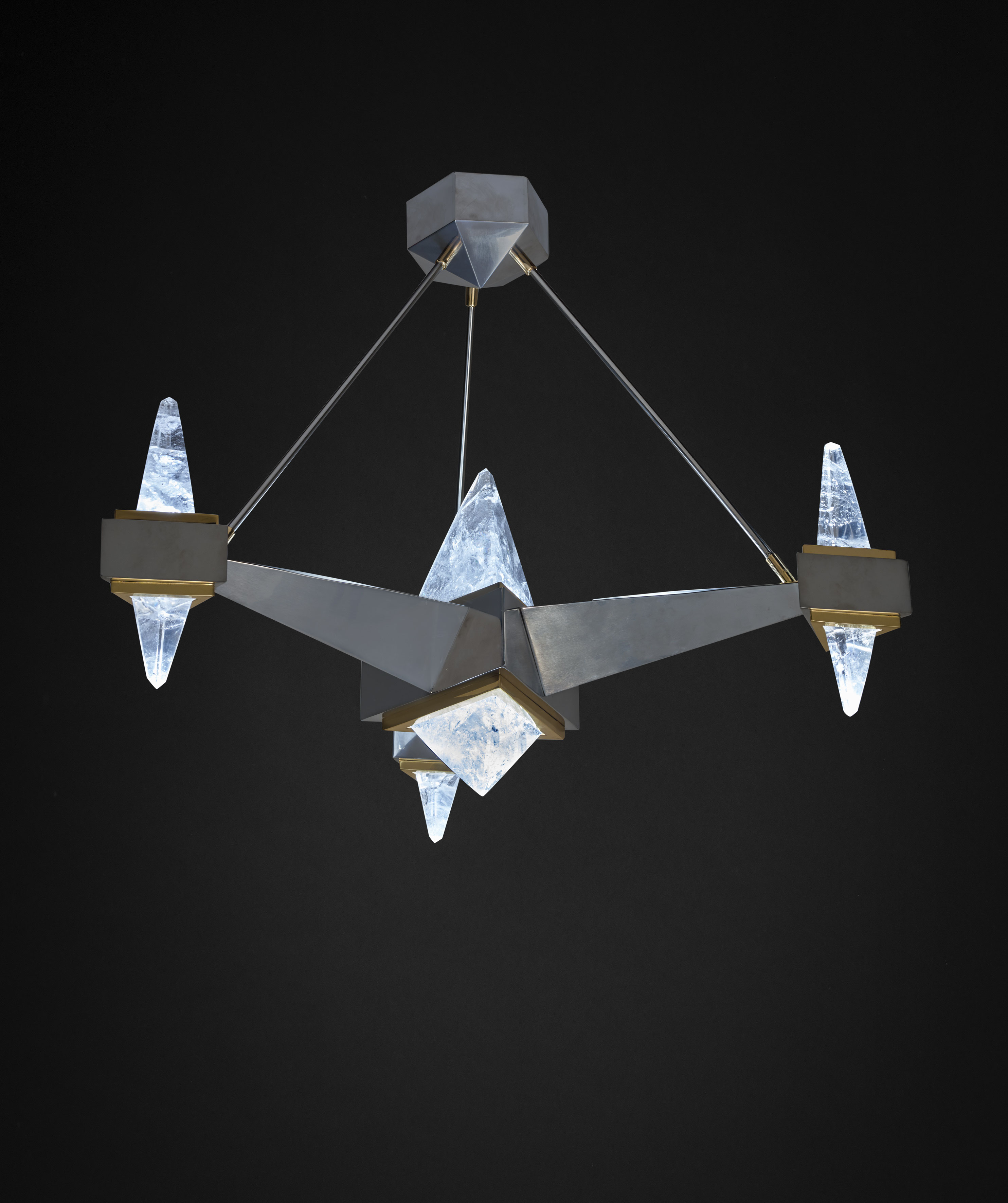 ROCK CRYSTAL FUJI CHANDELIER - ROCK CRYSTAL CHANDELIER ROCK CRYSTAL FUJI CHANDELIER - ROCK CRYSTAL CHANDELIER