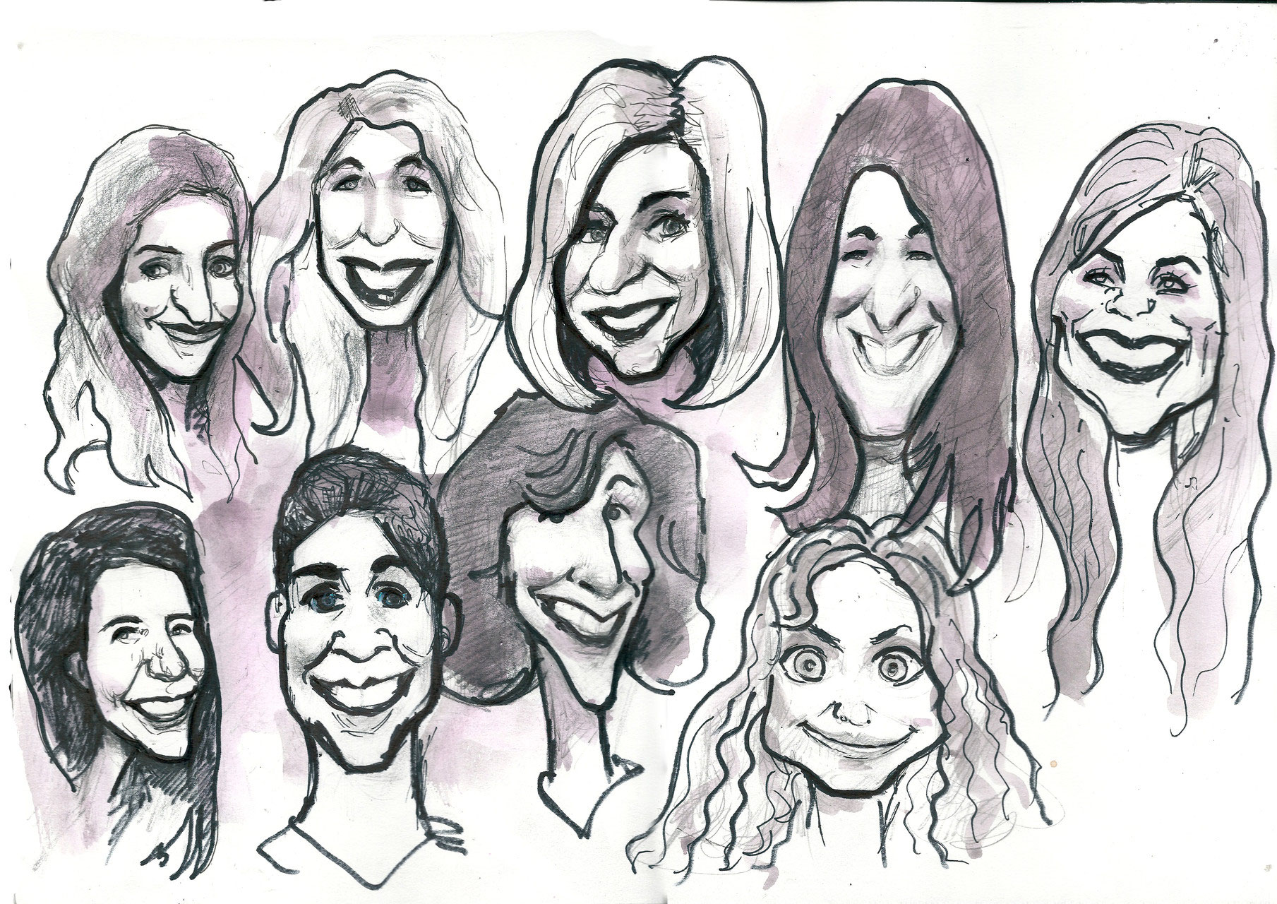 Carlos Galerie Carlo Karikaturist und Schnellzeichner