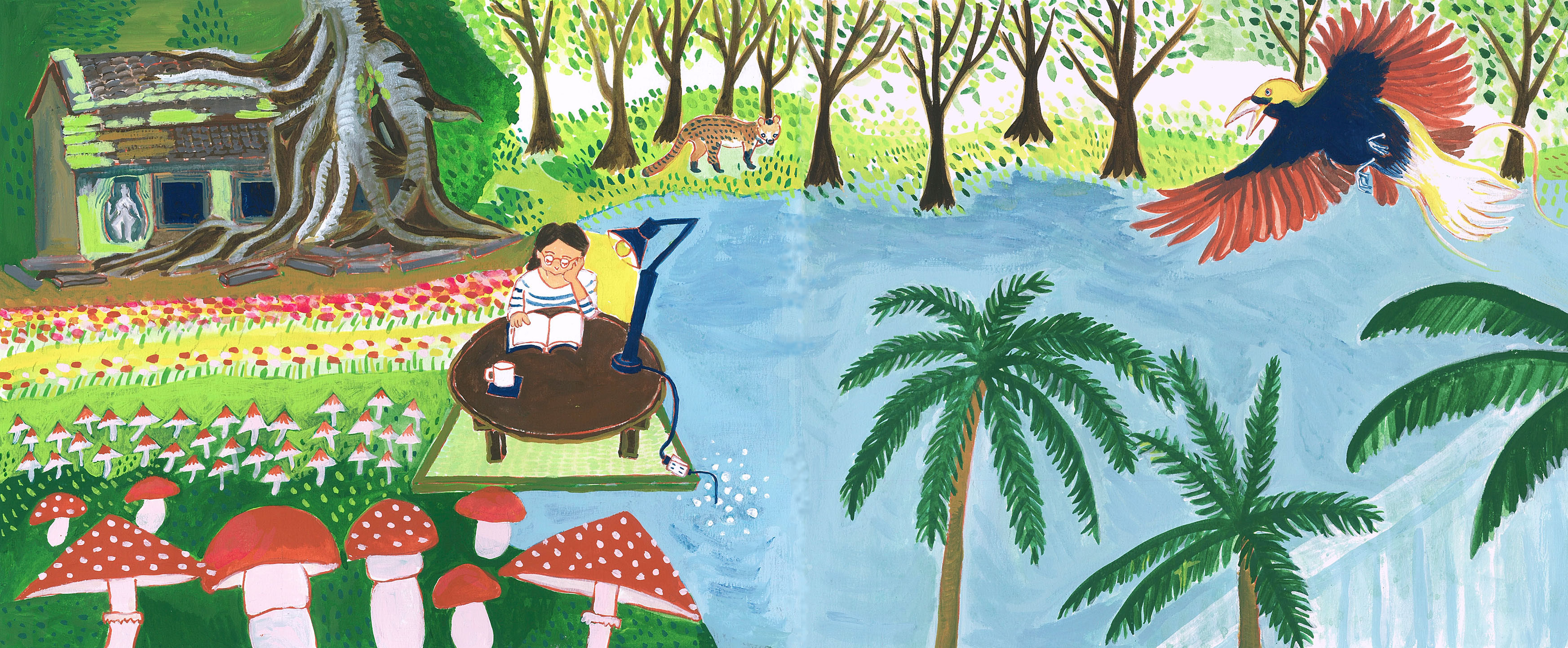 作者不詳サインはC.y bana 外国人画家による「踊り子」 リトグラフ