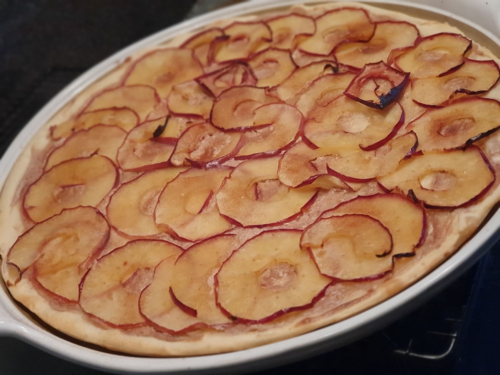 Flammkuchen Apfel-Zimt - steffimitsteinchens Webseite!