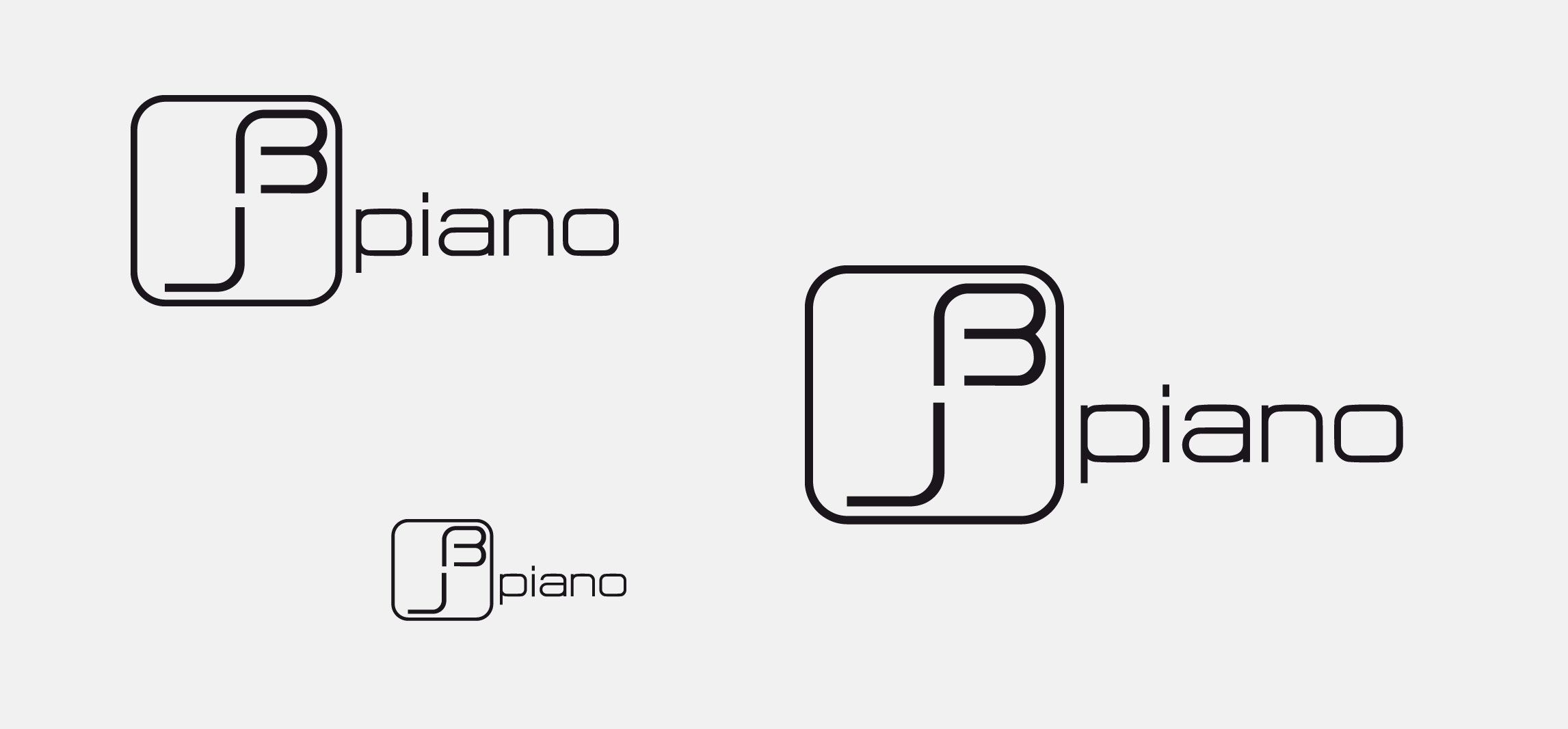 logo jb piano infragrau, gute Gestaltung Werbeagentur