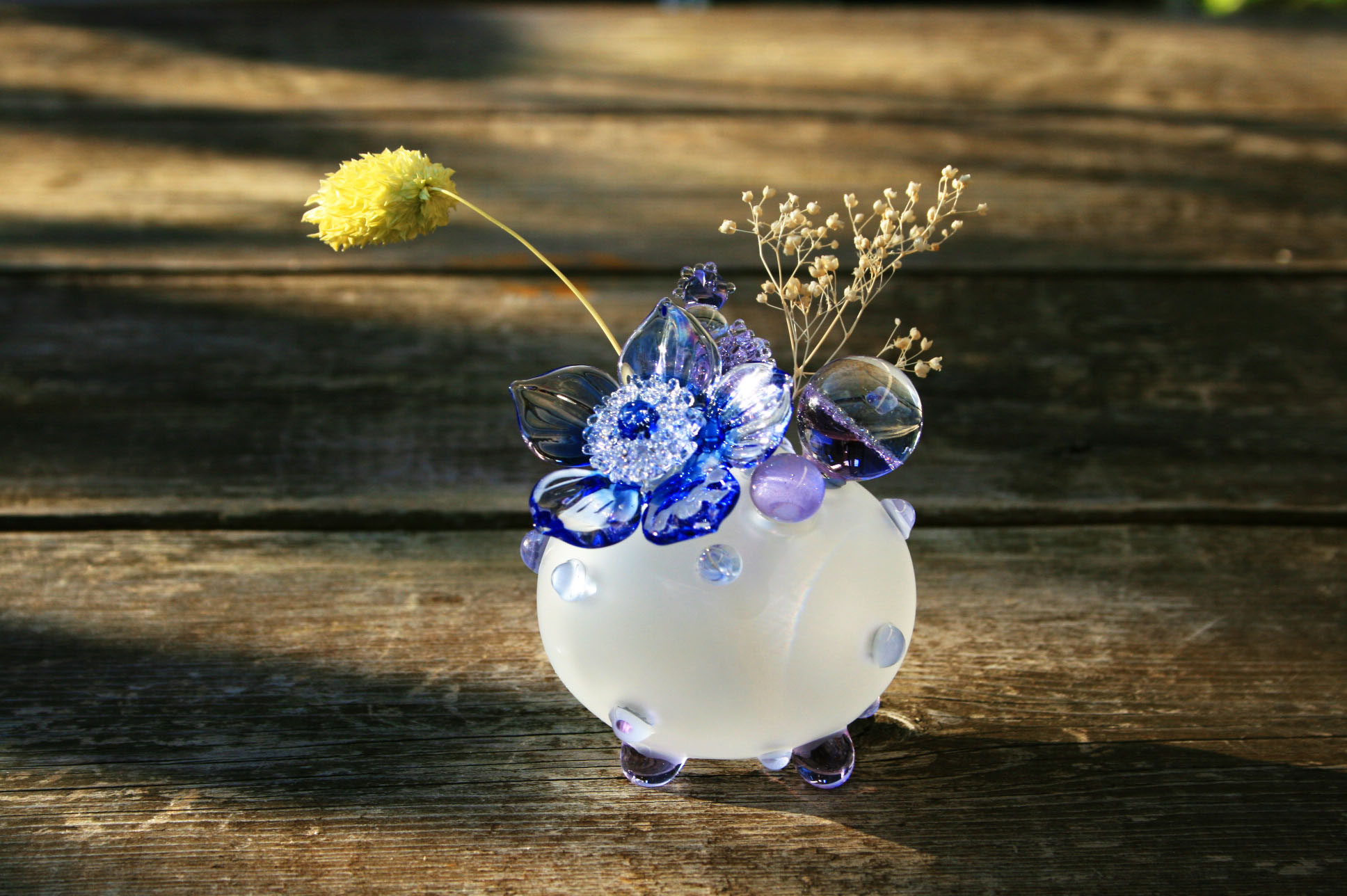 GLASS STUDIO しなぷす ガラスペン 末摘花 やまぶきいろ 山吹色 GLASS STUDIO しなぷす ガラスペン 末摘花 やまぶきいろ 山吹色