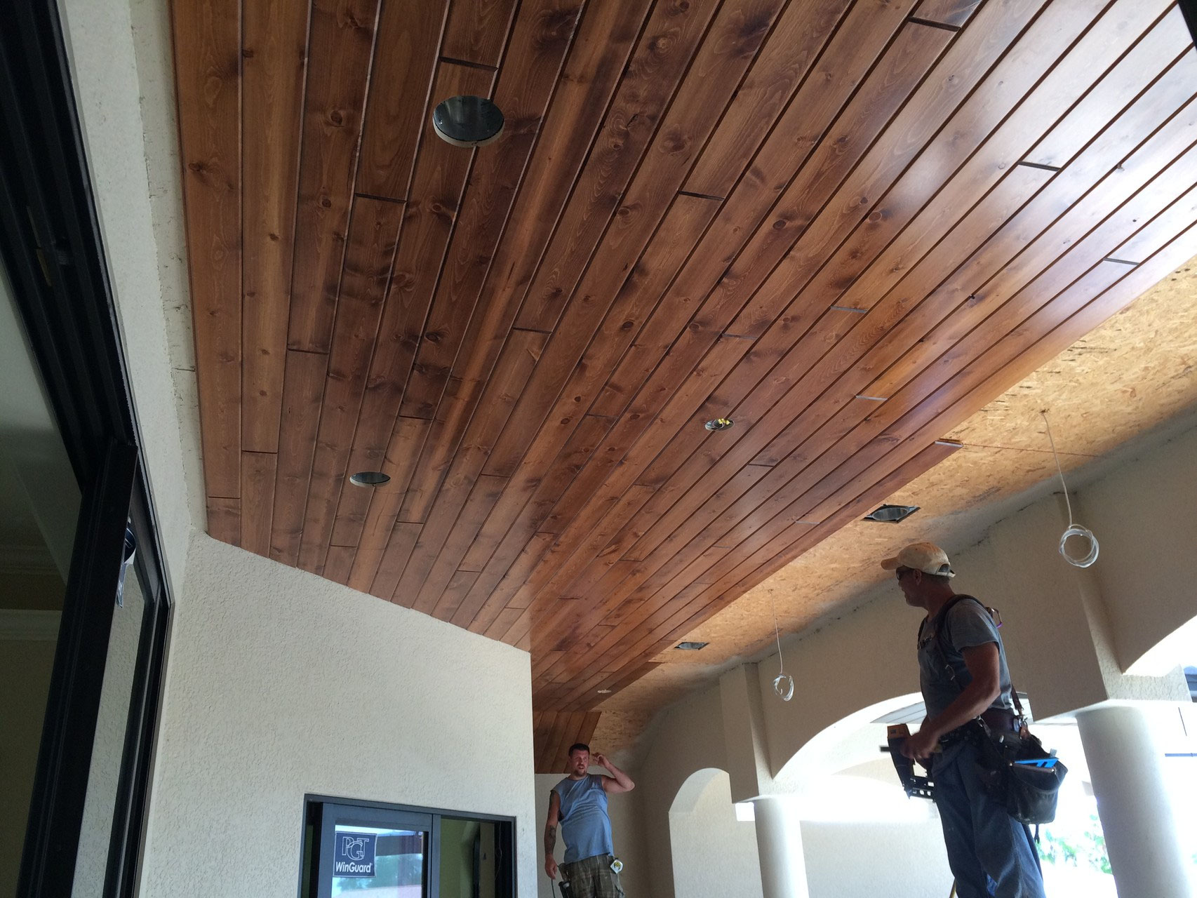 Pinienholz Decke (Pine Wood Ceiling) - Cape Coral Florida - Ferienhaus