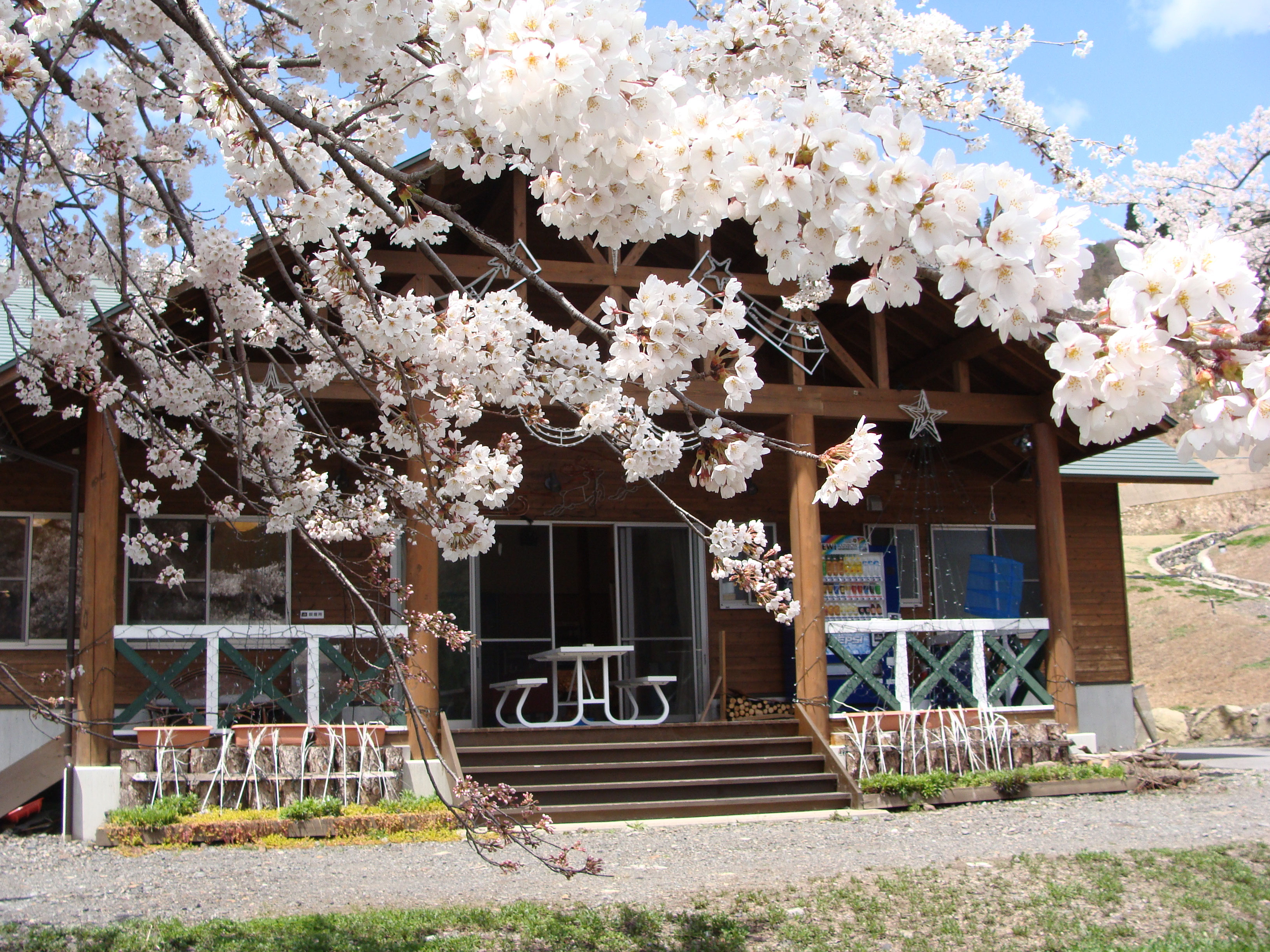 Icからわずか１分のレジャー 観光拠点のコテージ 油坂さくらパーク