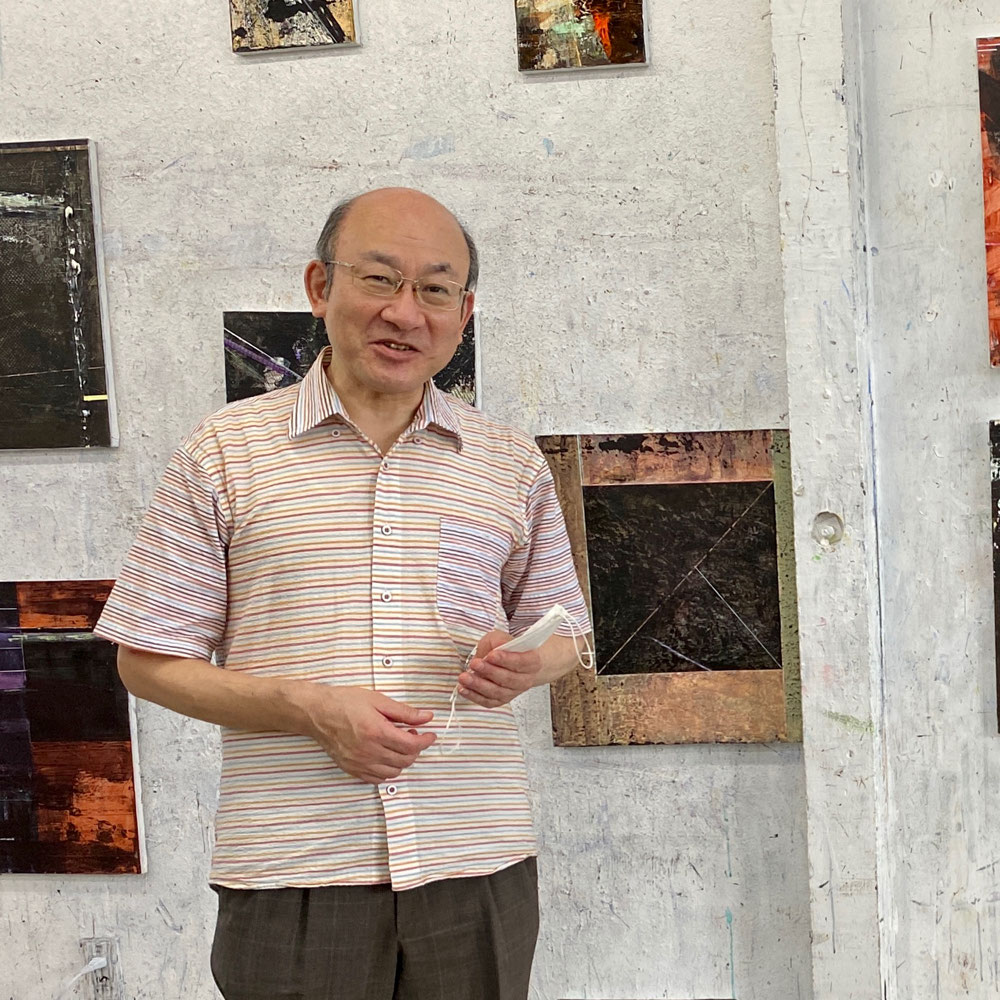 美術評論家・清水康友さんと - 画家・原大介のサイトです。