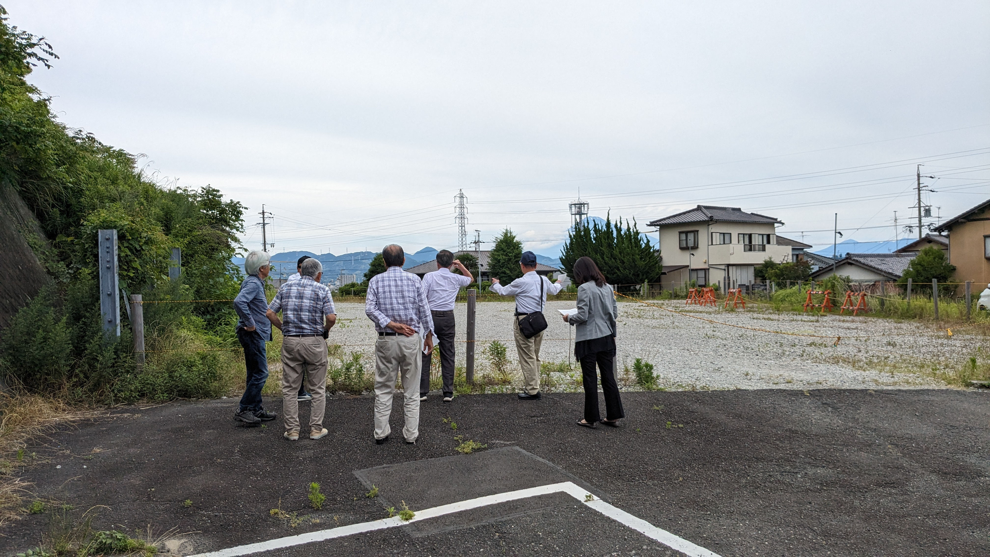 移転候補地視察 - 旧カトリック清水教会聖堂の木造ゴシック建築