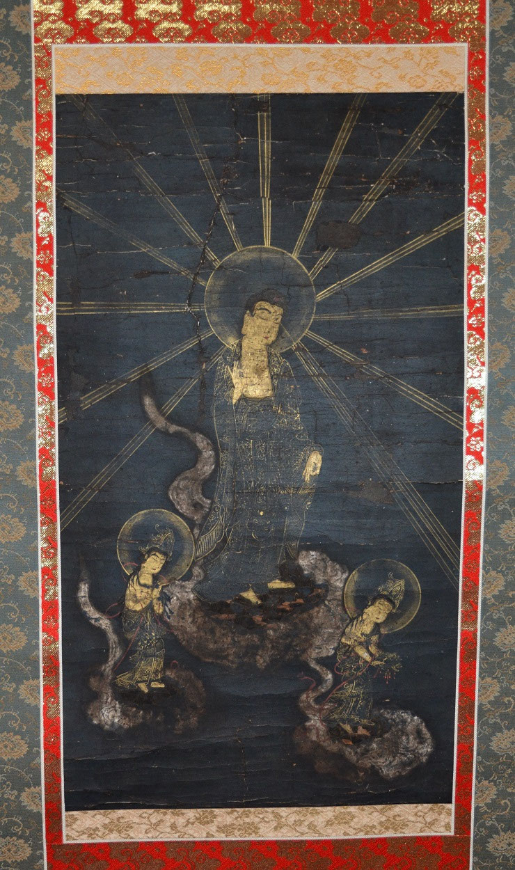 ともや専用　仏画 阿弥陀三尊来迎図 仏像 ともや専用 仏画 阿弥陀三尊来迎図 仏像 ともや専用 仏画 阿弥陀三