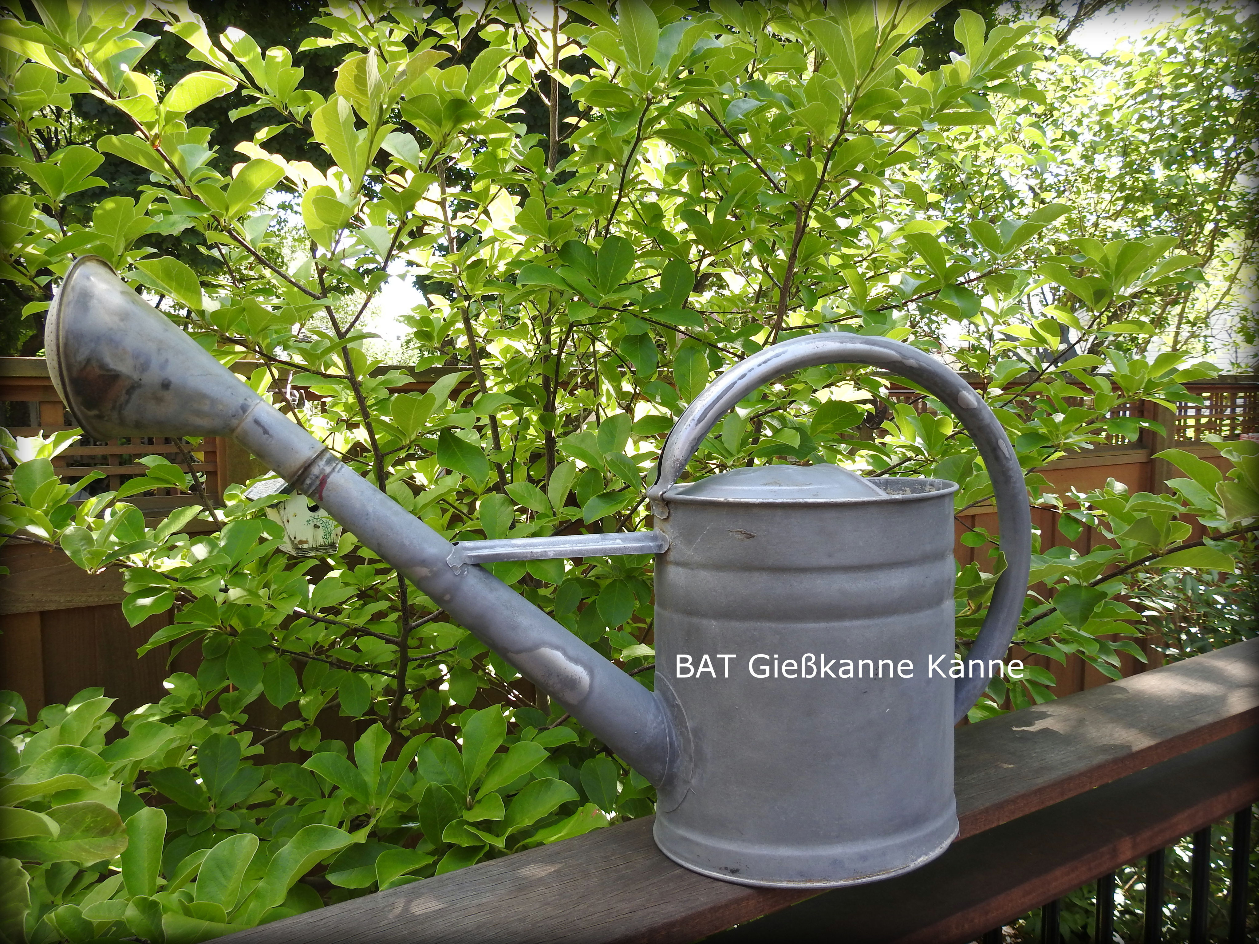 Zink Gießkanne rund 2 Liter