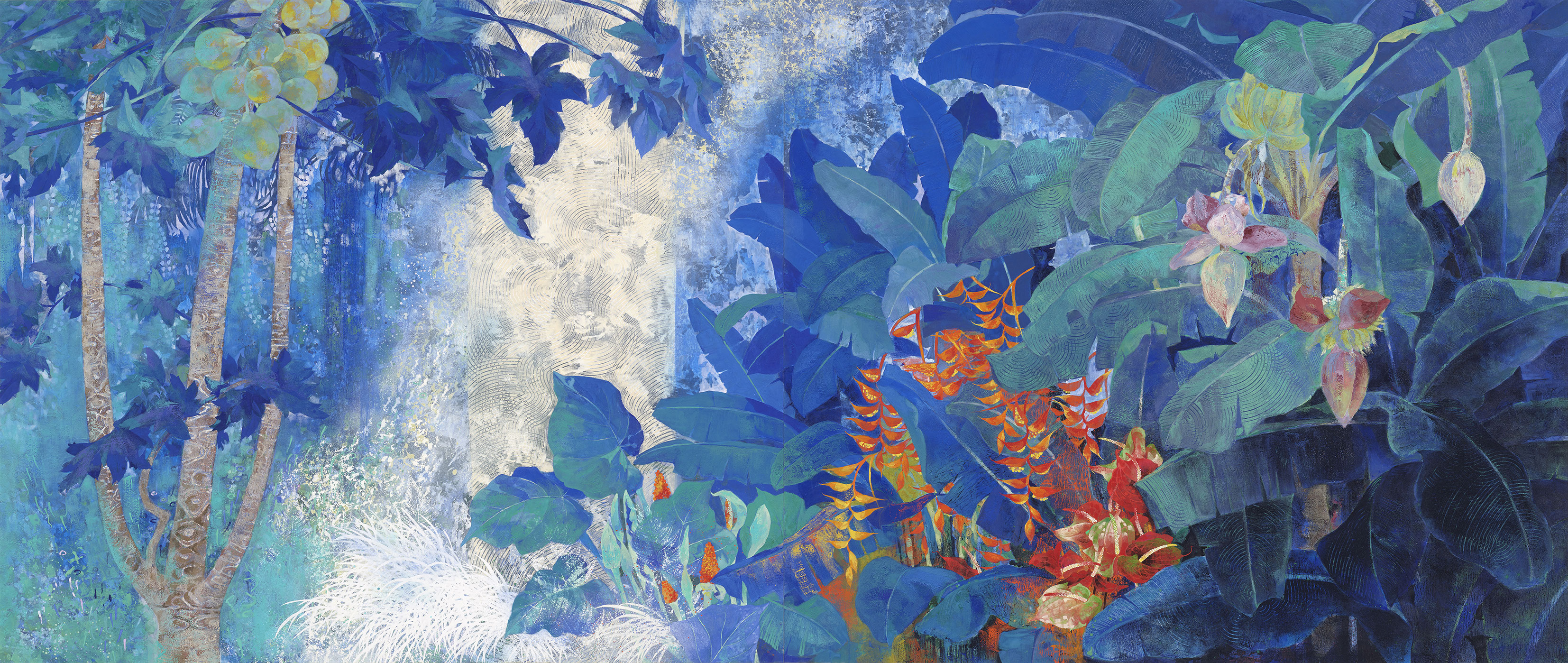 絵画 鍵谷節子 あじさいの花 日本画 サイン入り 落款 2025年最新】鍵谷節子の人気アイテム - メルカリ
