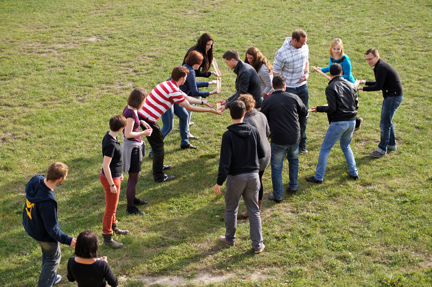 Teamspiele zum kennenlernen