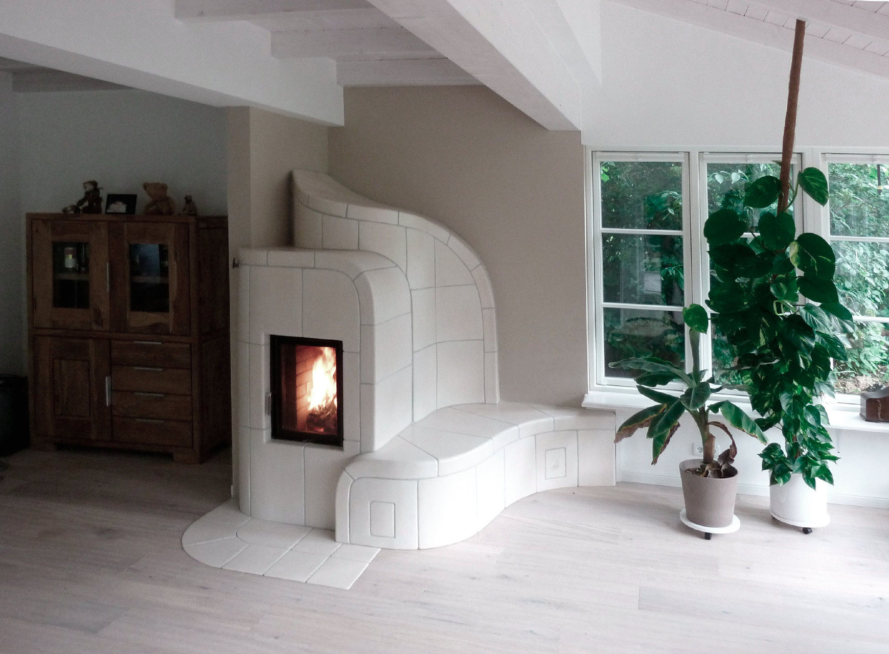 individuell gesetzter Grundofen - wieben-ofen