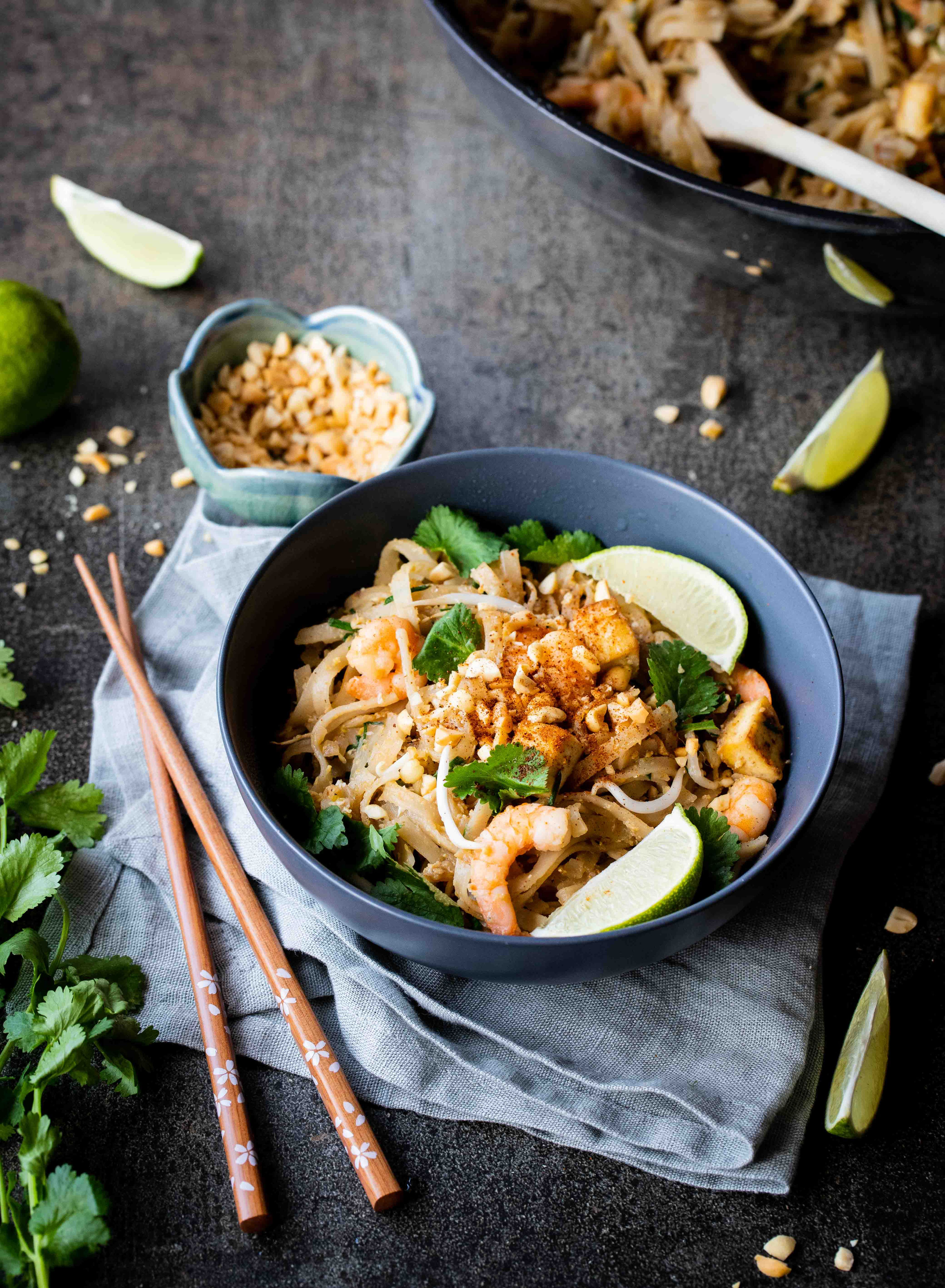 Recette Pad Thai Crevette Tofu