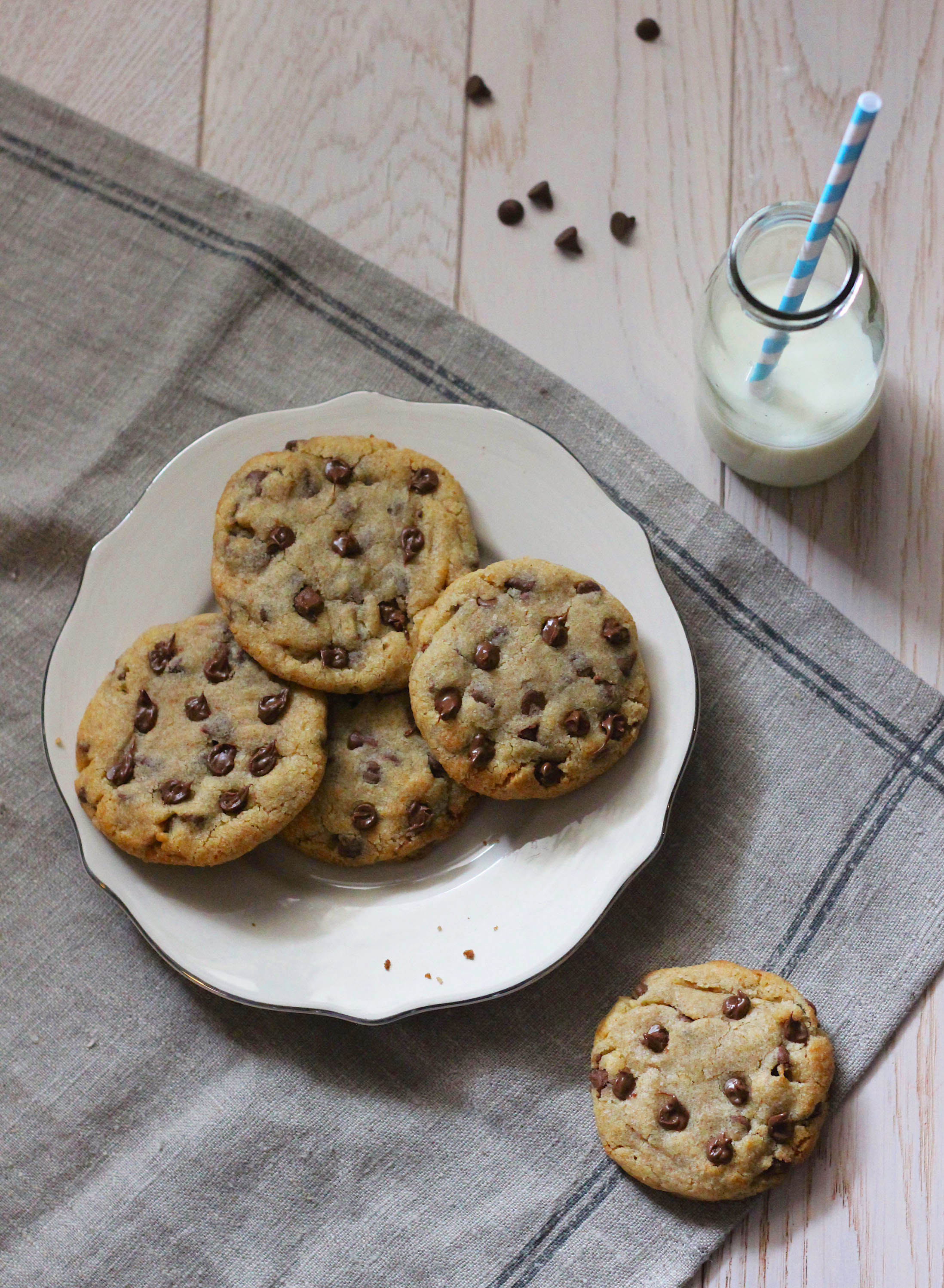 Cookies aux pépites de chocolat (chocolate chip cookies ...